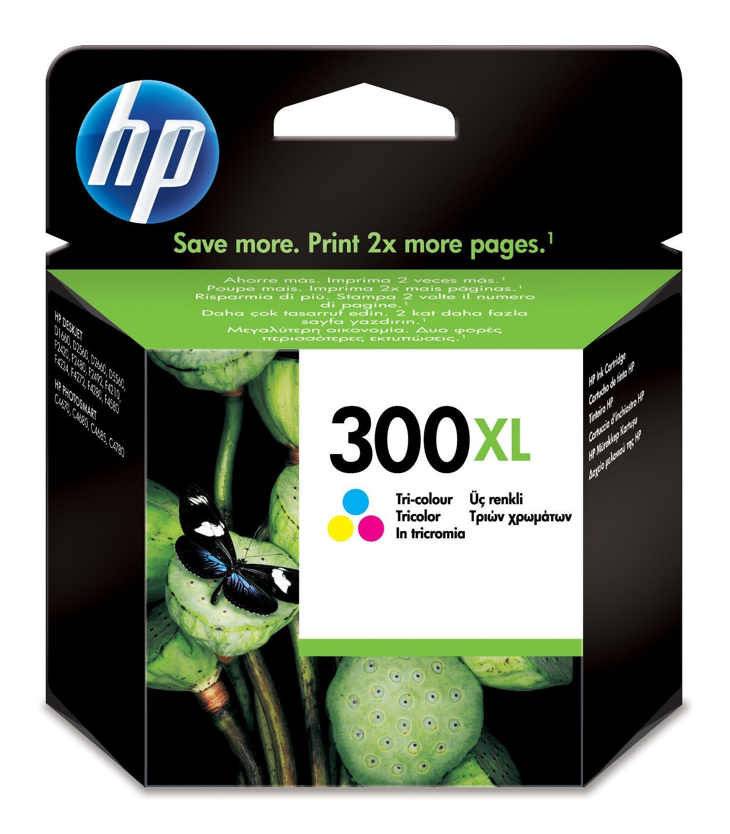 Original Druckerpatrone HP PhotoSmart C 4780 (CC644EE / 300XL) Color (Cyan,Magenta,Gelb)