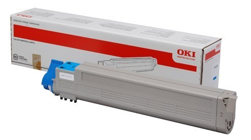 Original Toner OKI C 9655 Series (43837131) Cyan