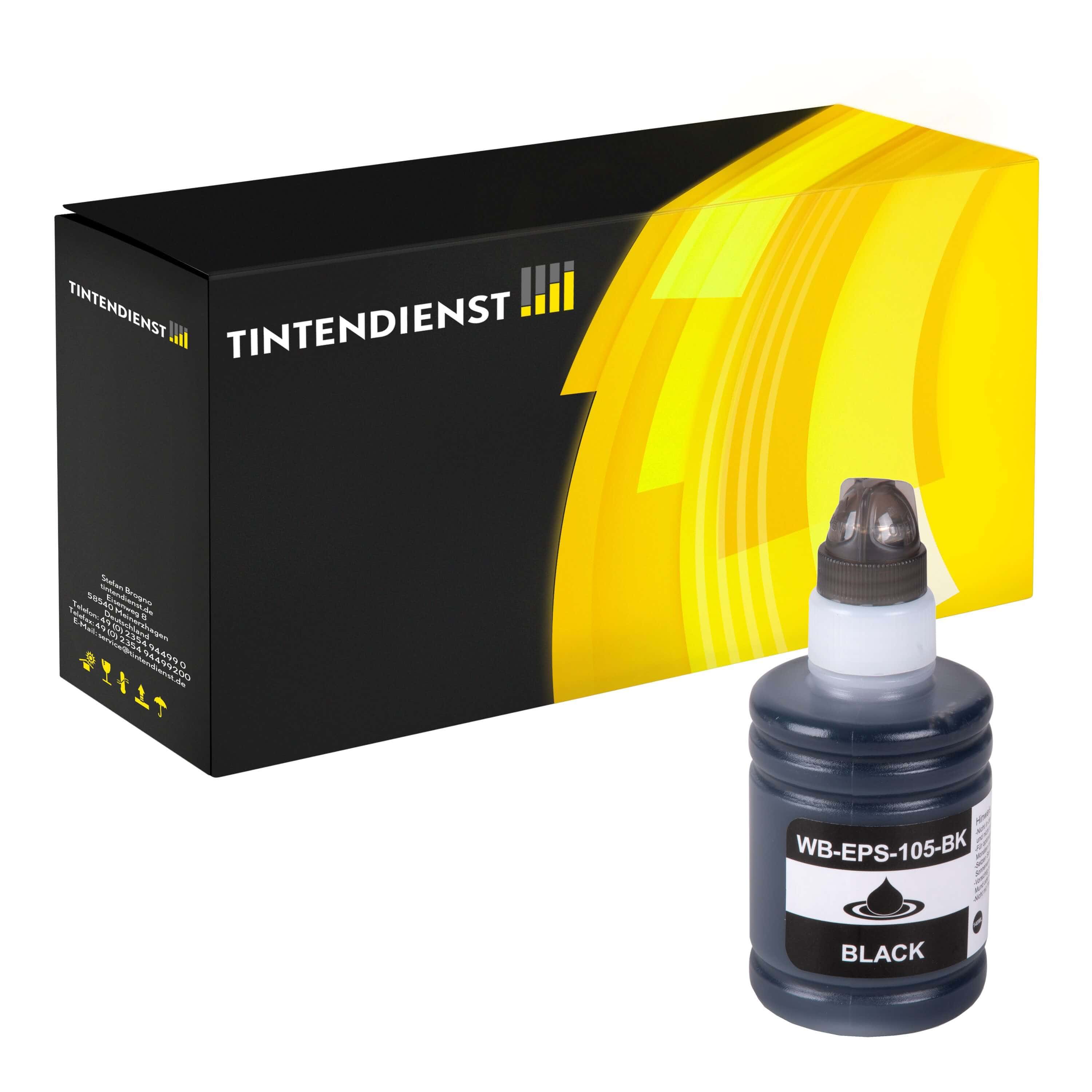 Tintentank kompatibel für Epson EcoTank ET-7750 (C13T00Q140 / 105) Schwarz