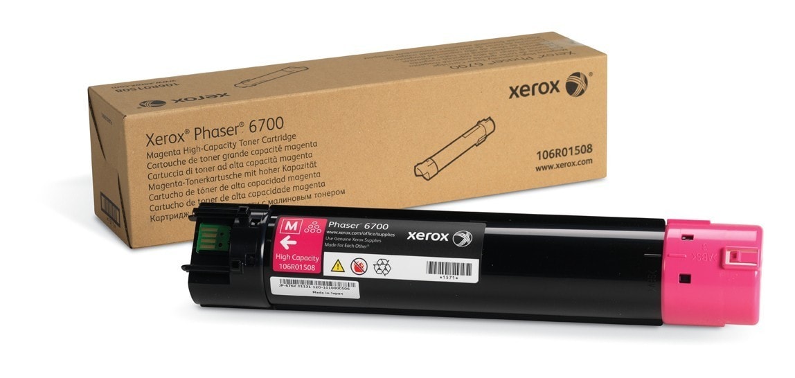 Original Toner Xerox Phaser 6700 DT (106R01508) Magenta