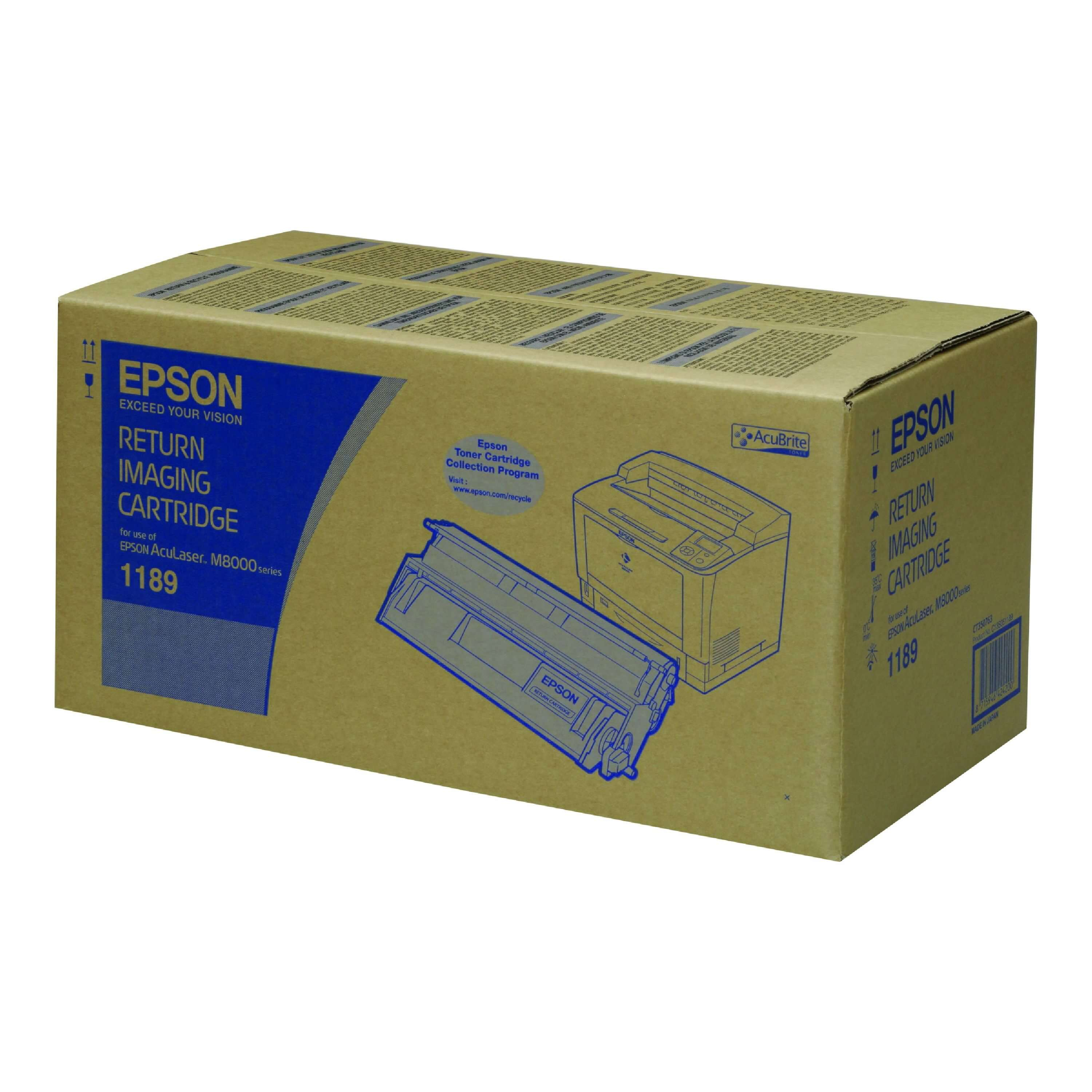 Original Toner Epson Aculaser M 8000 Series (C13S051189 / 1189)