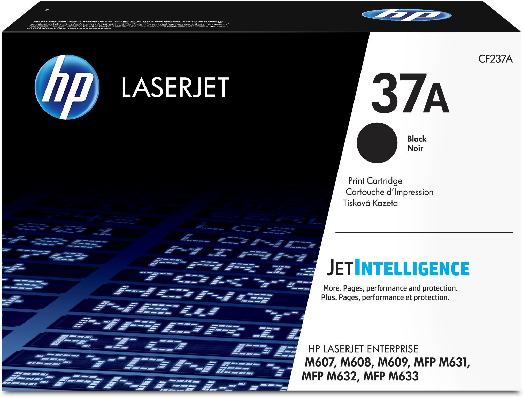 Original Toner HP LaserJet Enterprise M 607 n (CF237A / 37A) Schwarz