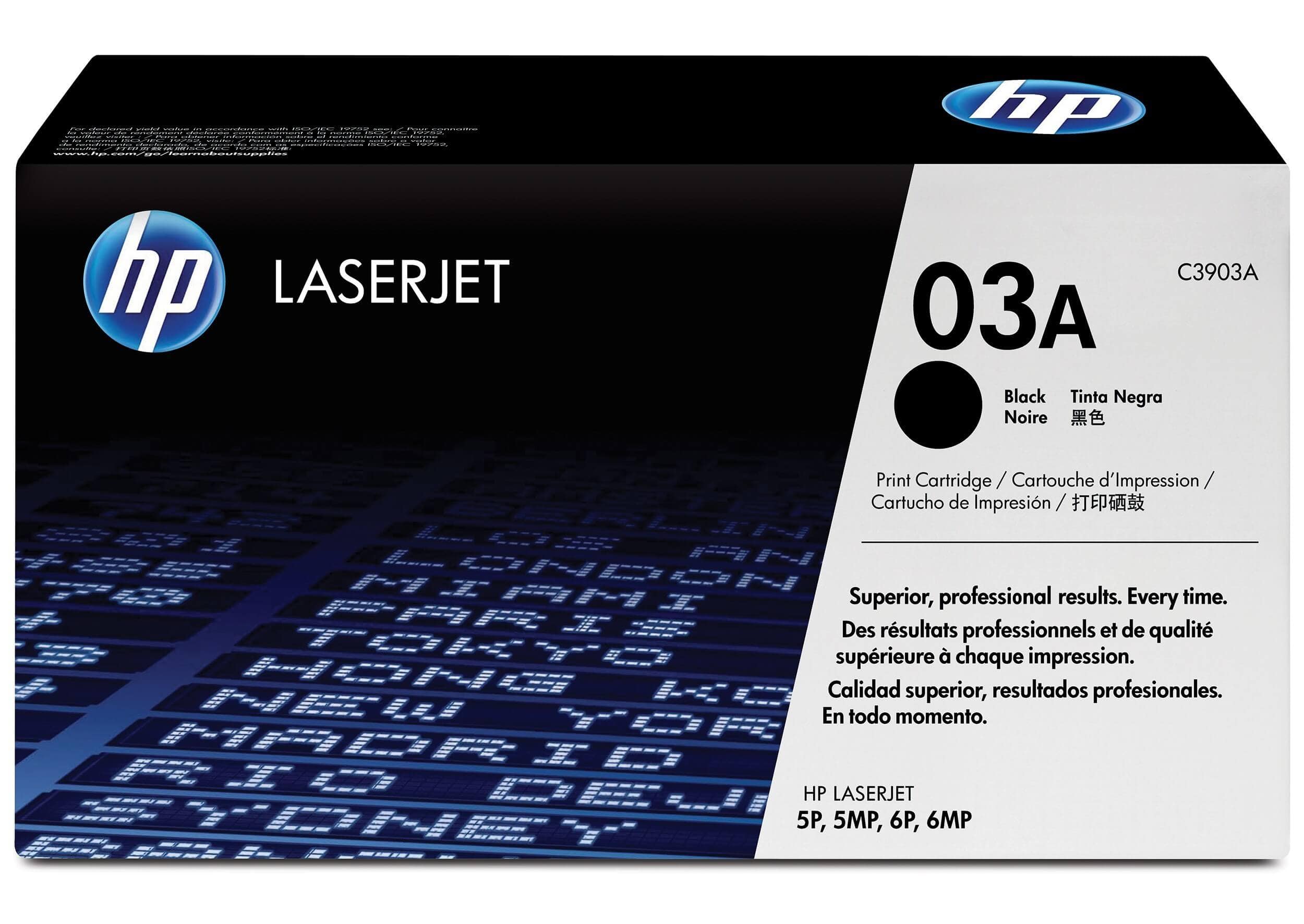 Original Toner HP LaserJet 6 PSE (C3903A / 03A) Schwarz