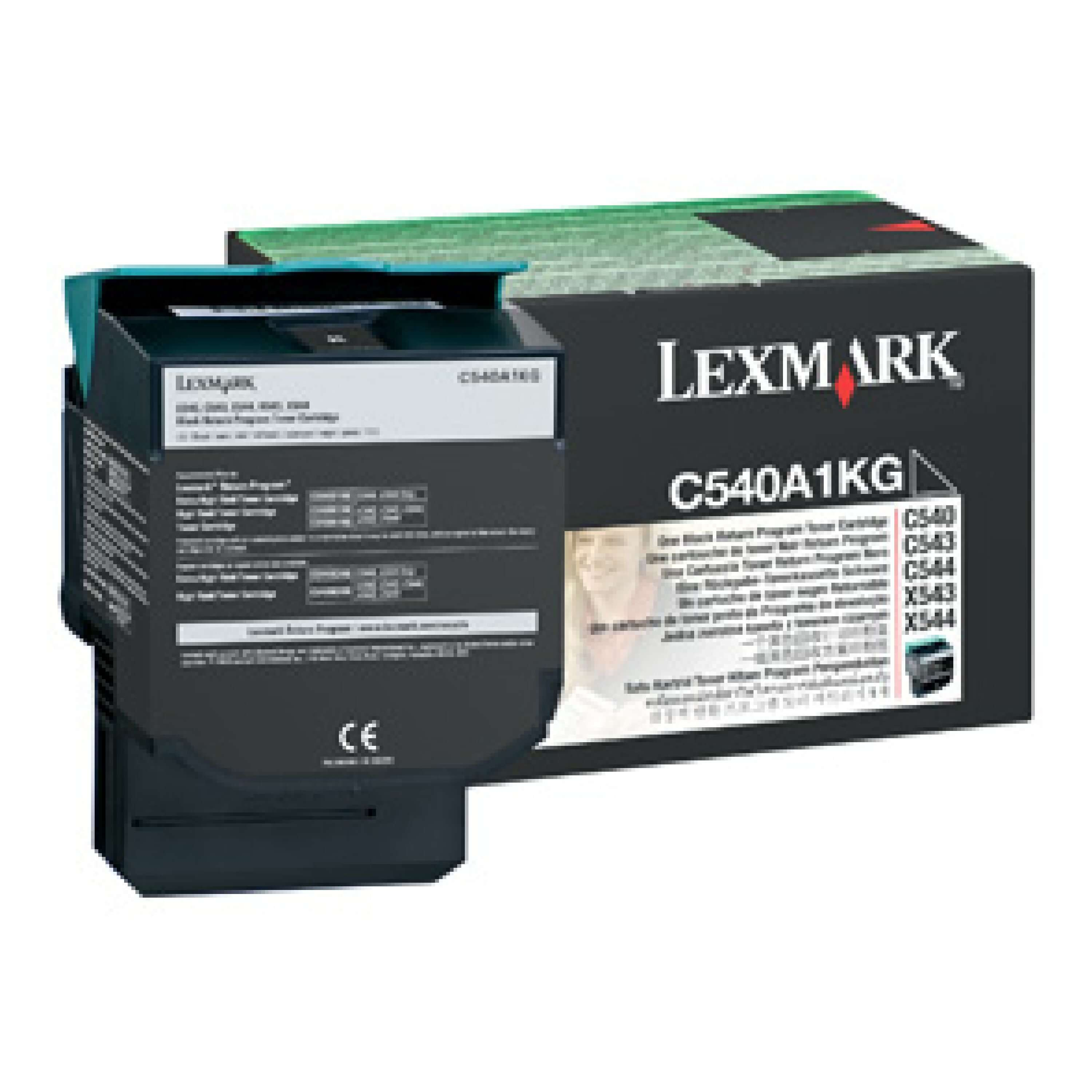 Original Toner Lexmark X 544 N (C540A1KG)