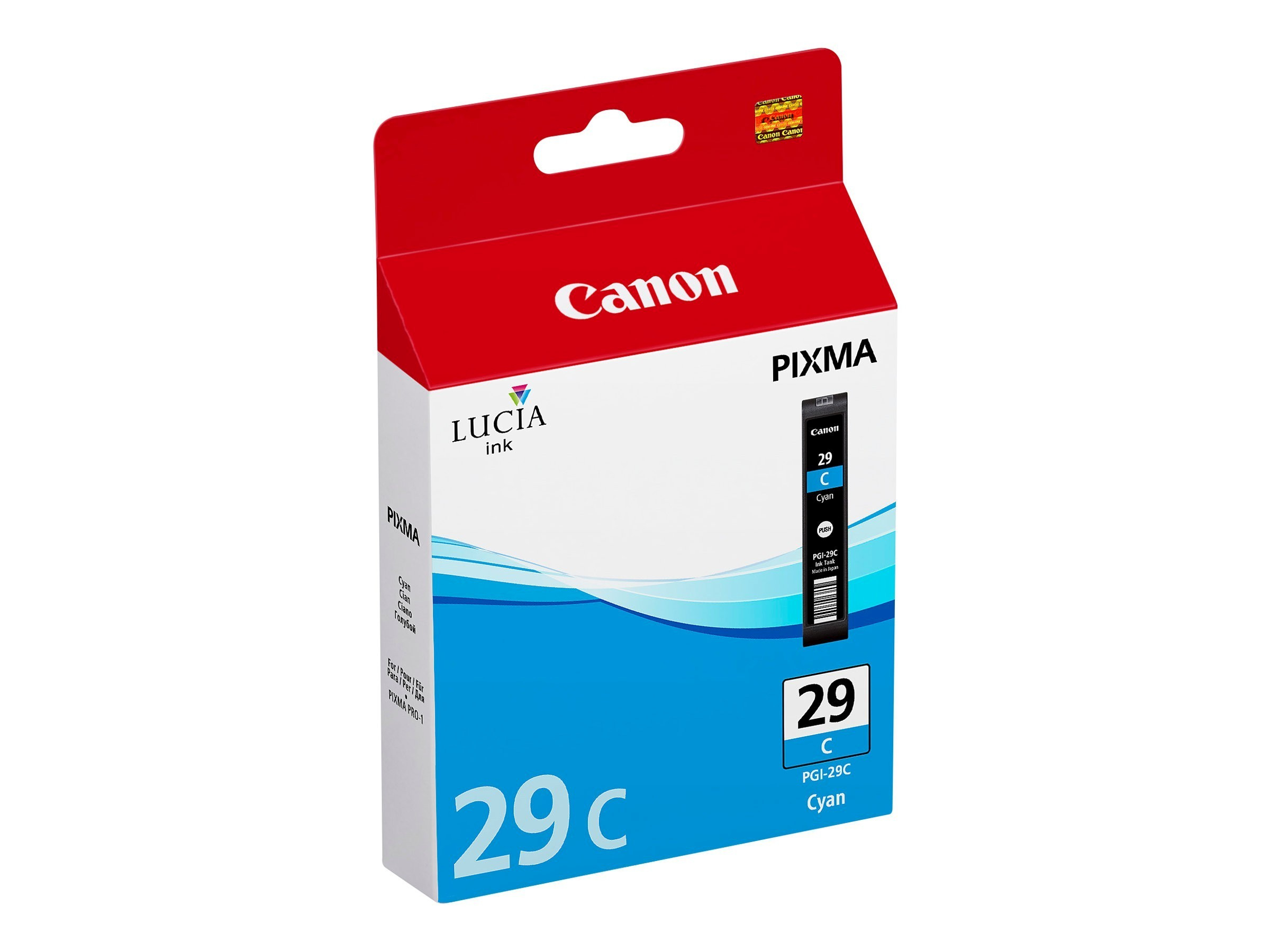 Original Druckerpatrone Canon Pixma Pro 1 (4873B001 / PGI-29C) Cyan