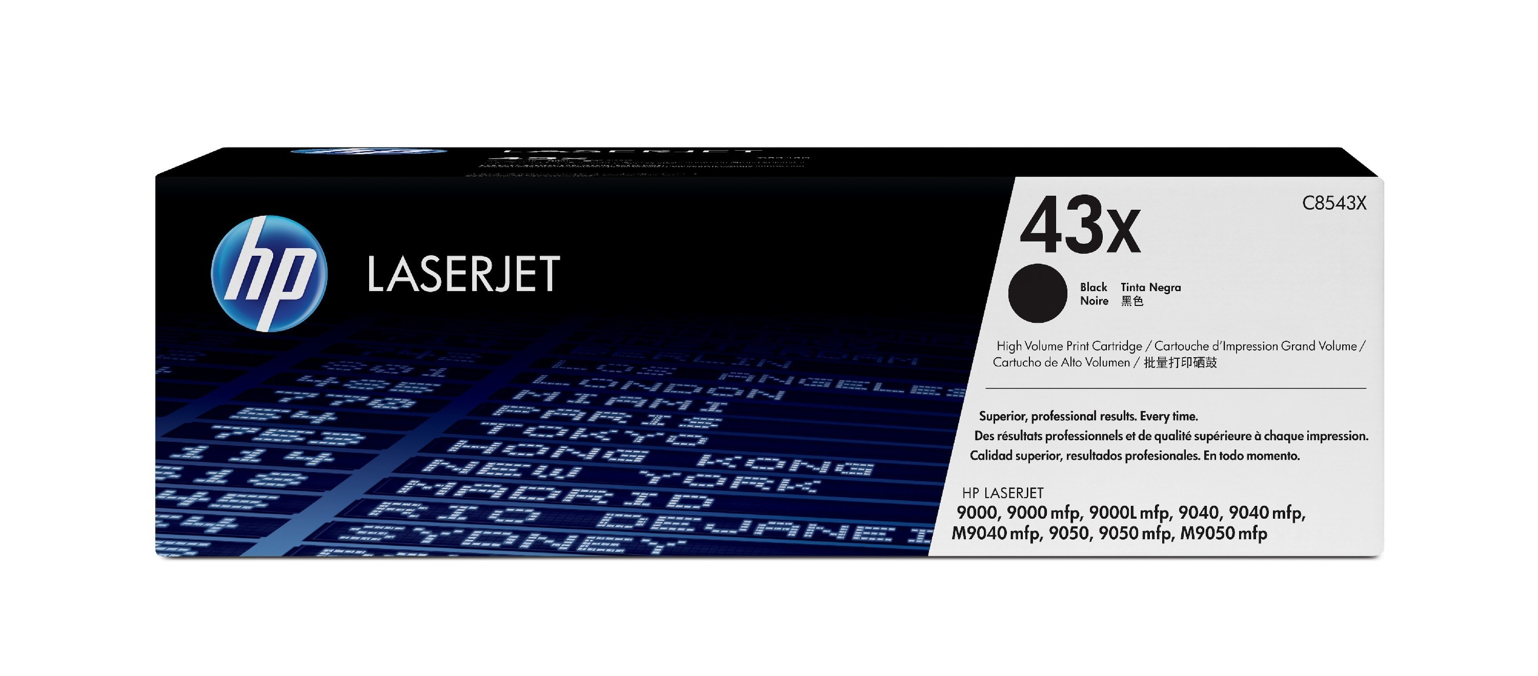 Original Toner HP LaserJet 9000 L MFP (C8543X / 43X) Schwarz