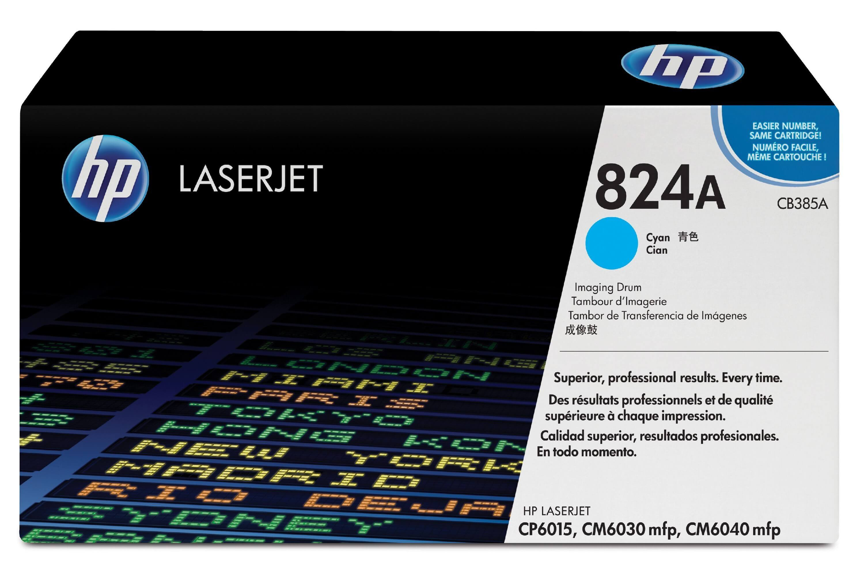 Original Trommel HP Color LaserJet CP 6015 DN (CB385A / 824A) Cyan