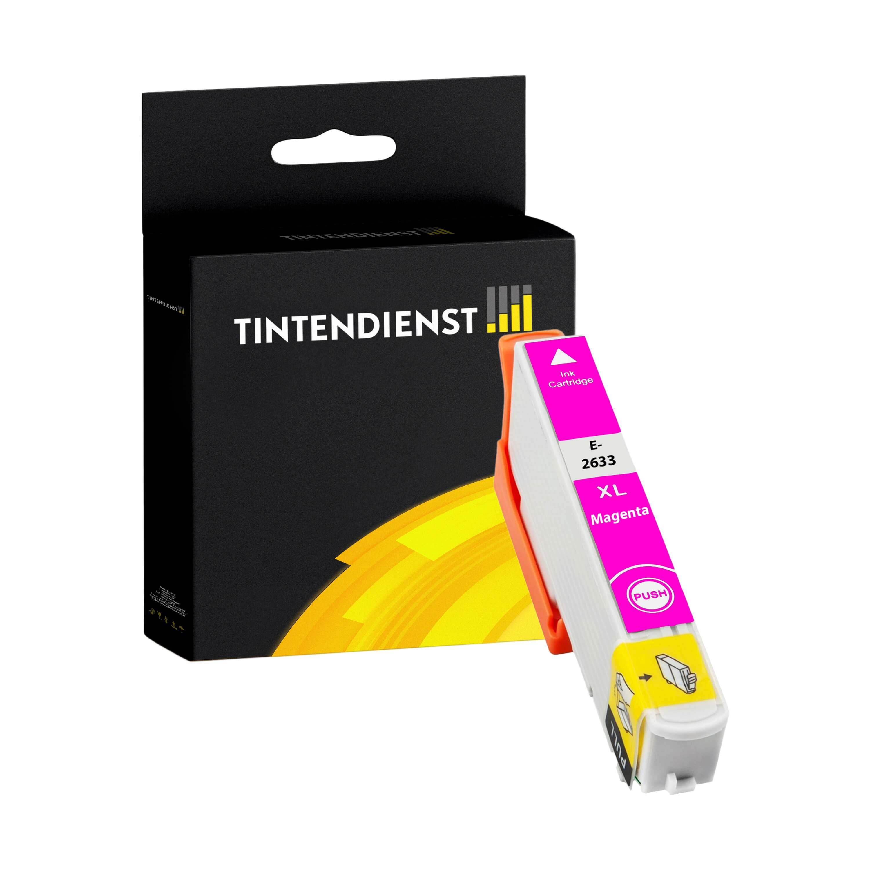 Druckerpatrone kompatibel für Epson Expression Premium XP-510 (C13T26334010 / 26XL) Magenta