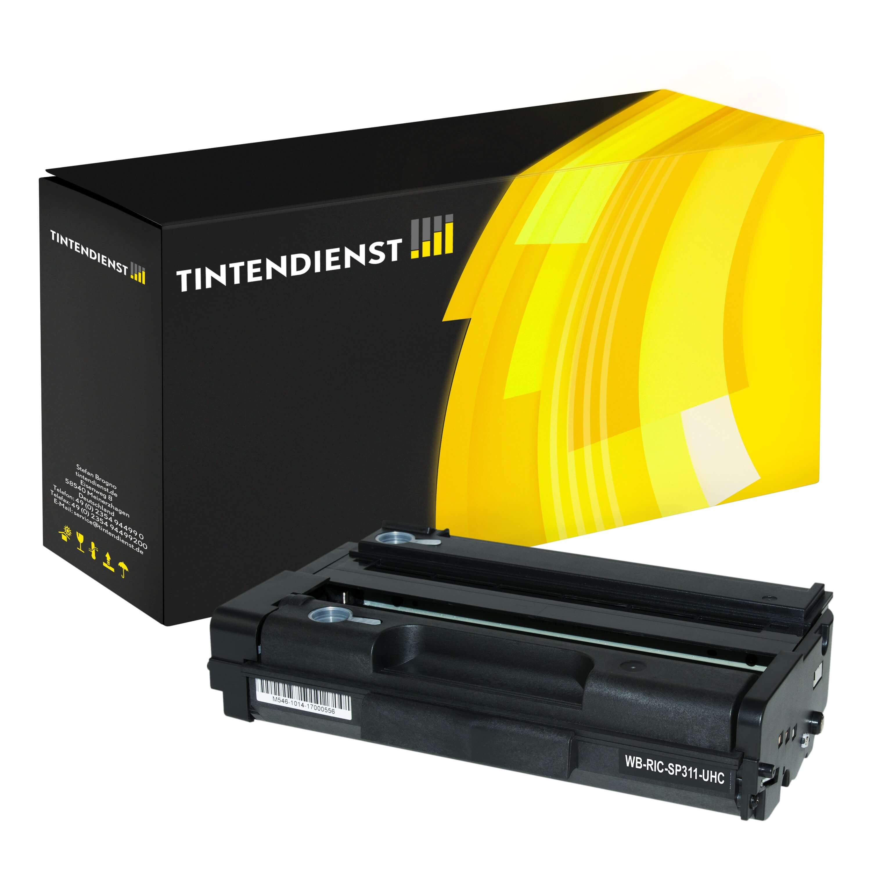 Toner kompatibel für Ricoh Aficio SP 311 DN (407246 / TYPESP311HE) Schwarz