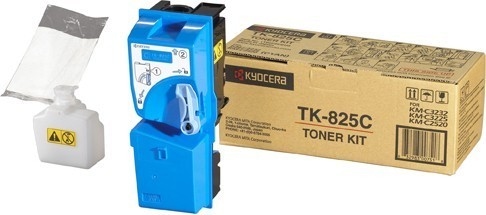 Original Toner Kyocera KM-C 3232 e (1T02FZCEU0 / TK-825C) Cyan