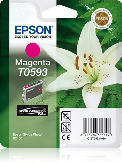 Original Druckerpatrone Epson Stylus Photo R 2400 (C13T05934010 / T0593) Magenta
