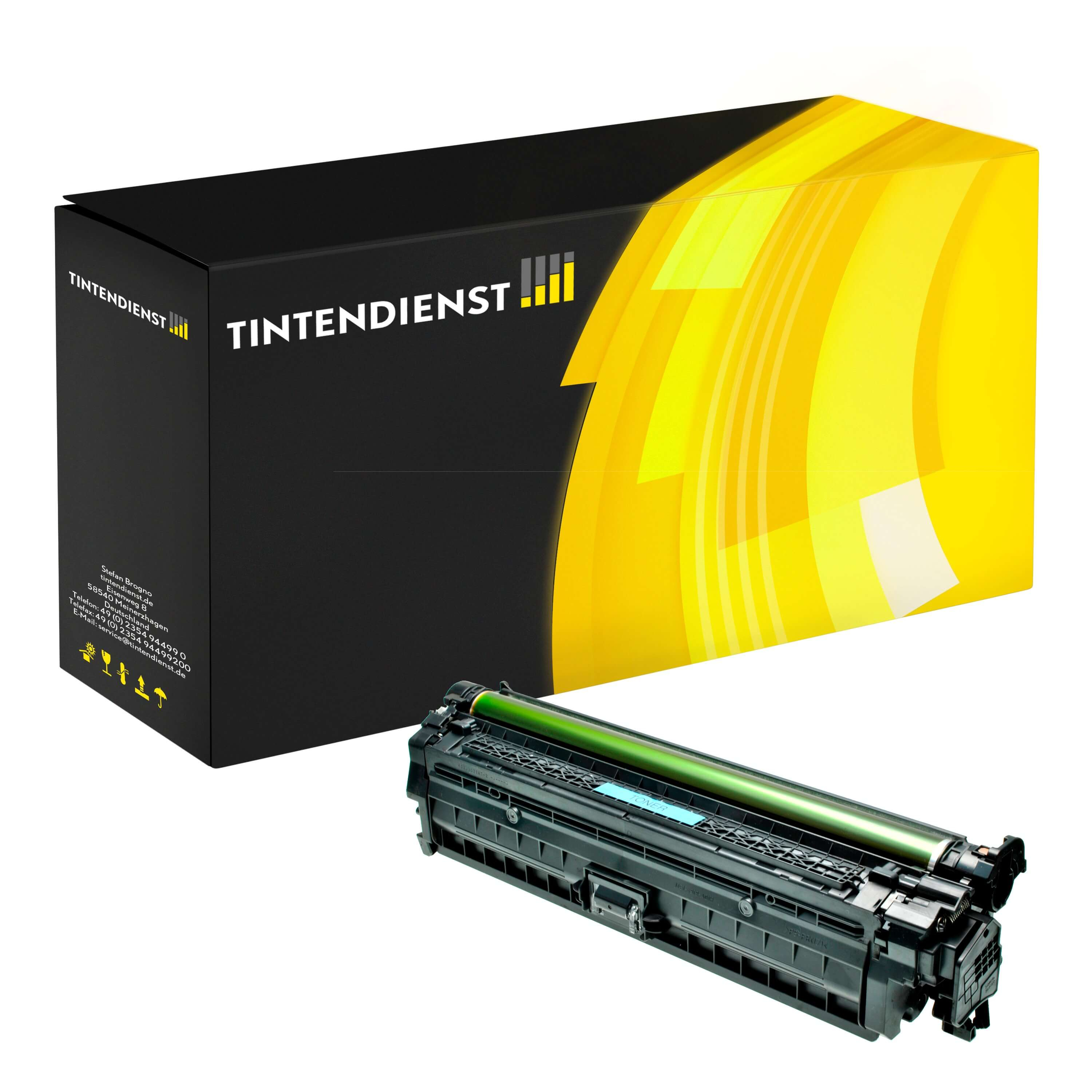 Toner kompatibel für HP LaserJet Enterprise 700 Color M 775 f MFP (CE341A / 651A) Cyan