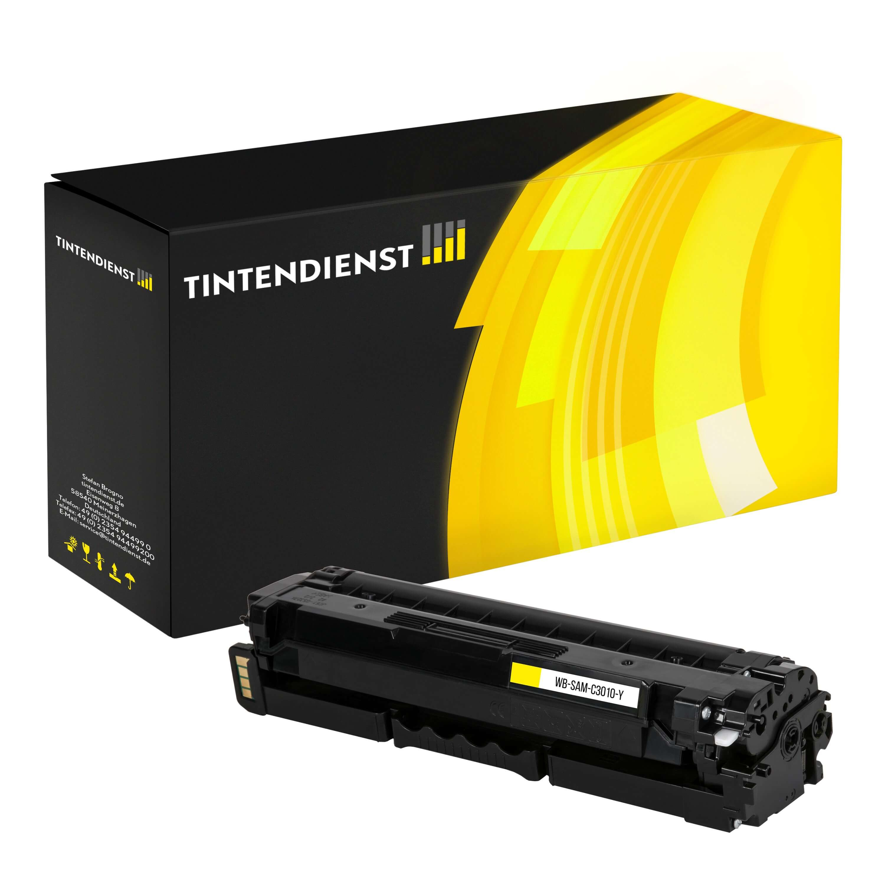 Toner kompatibel für Samsung ProXpress C 3010 ND (CLT-Y503L/ELS / Y503L) Gelb