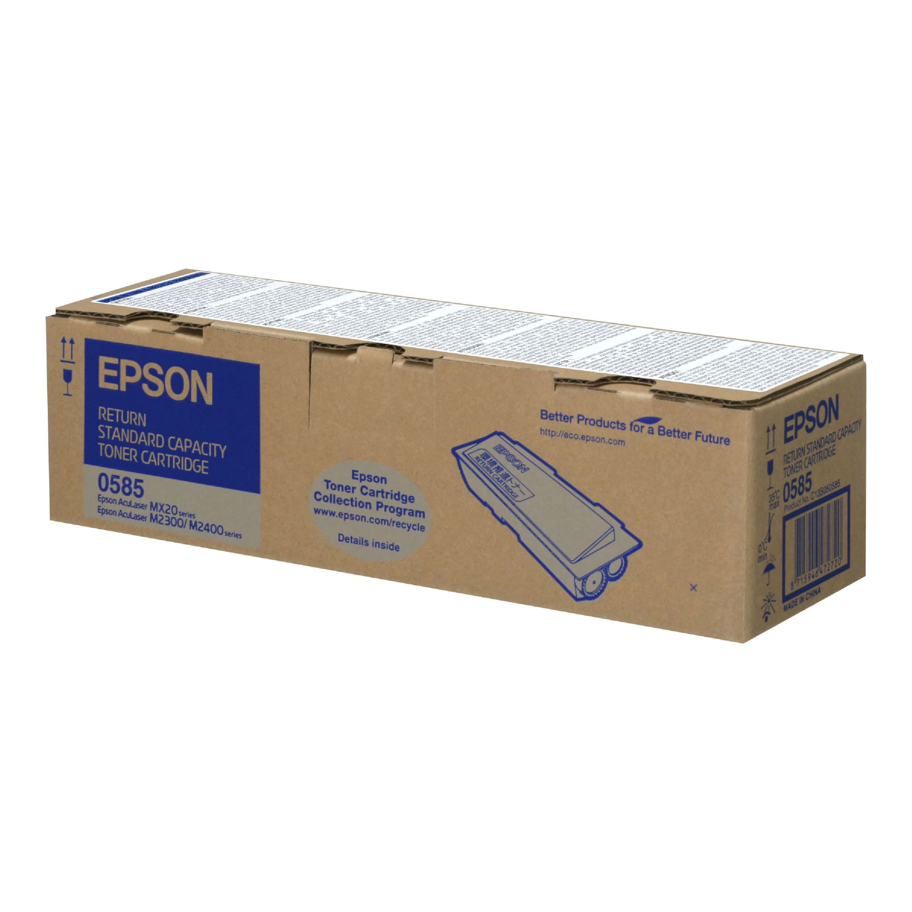 Original Toner Epson Aculaser MX 20 DN (C13S050585 / 0585)