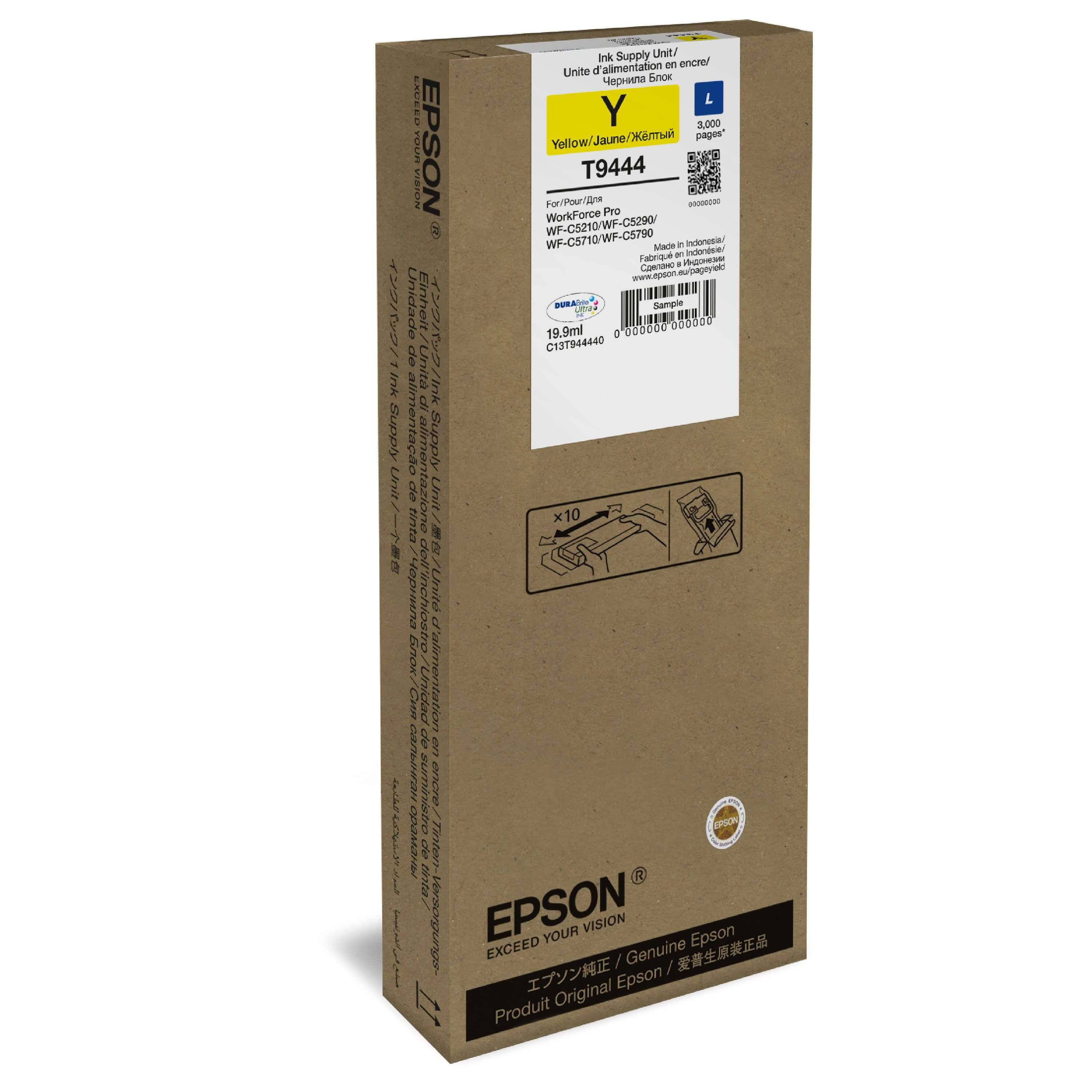 Original Druckerpatrone Epson Workforce Pro WF-C 5290 RDW (C13T944440 / T9444)
