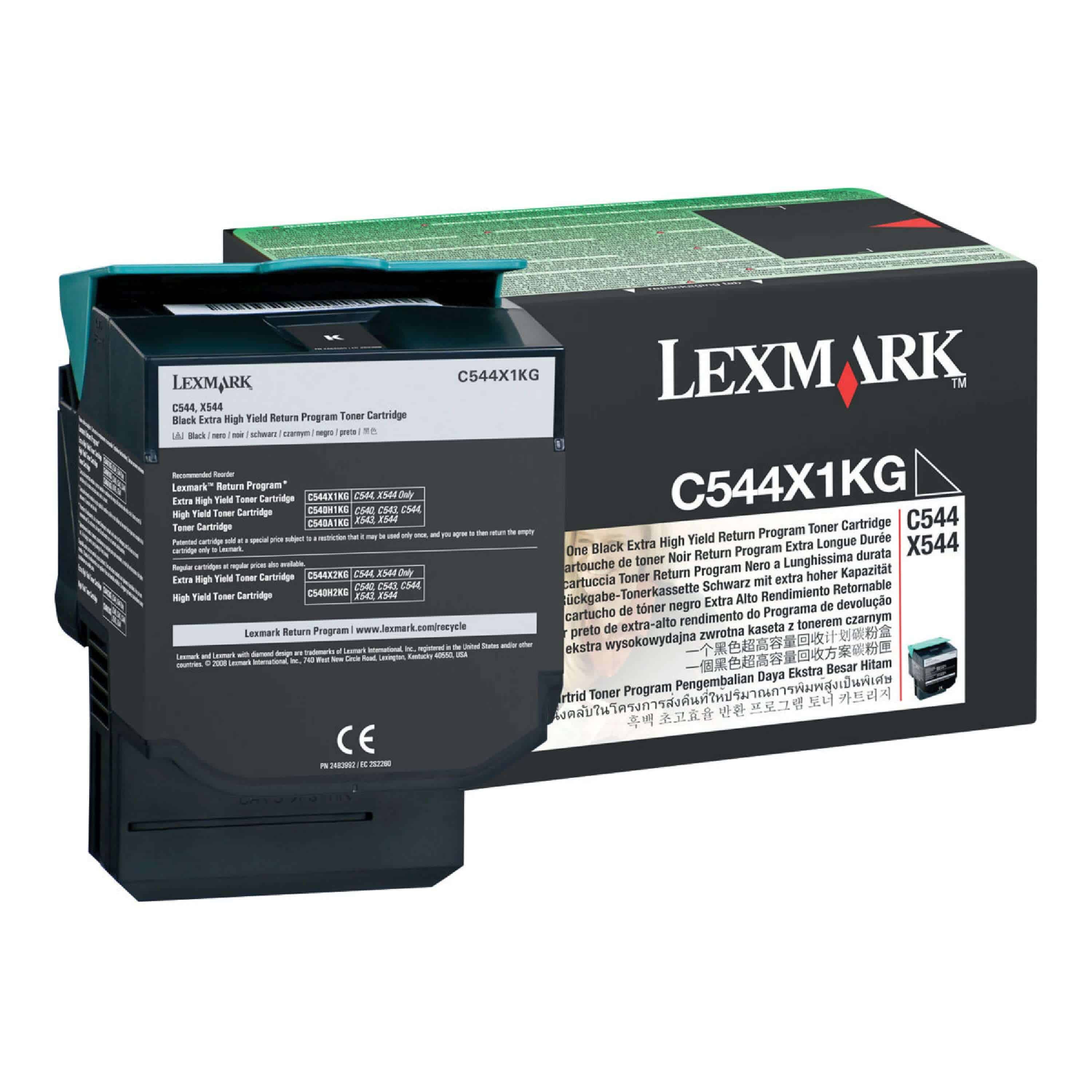 Original Toner Lexmark Optra C 544 N (C544X1KG)