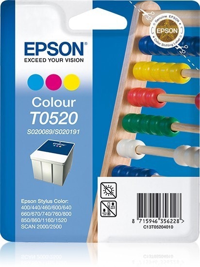 Original Druckerpatrone Epson Stylus Color 1520 (C13T05204010 / T0520) Color