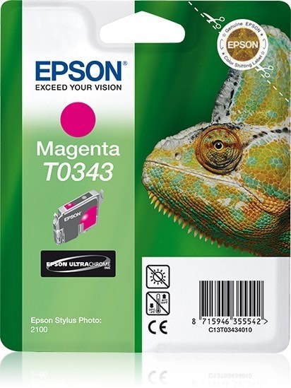 Original Druckerpatrone Epson T0343 / C13T03434010 Magenta