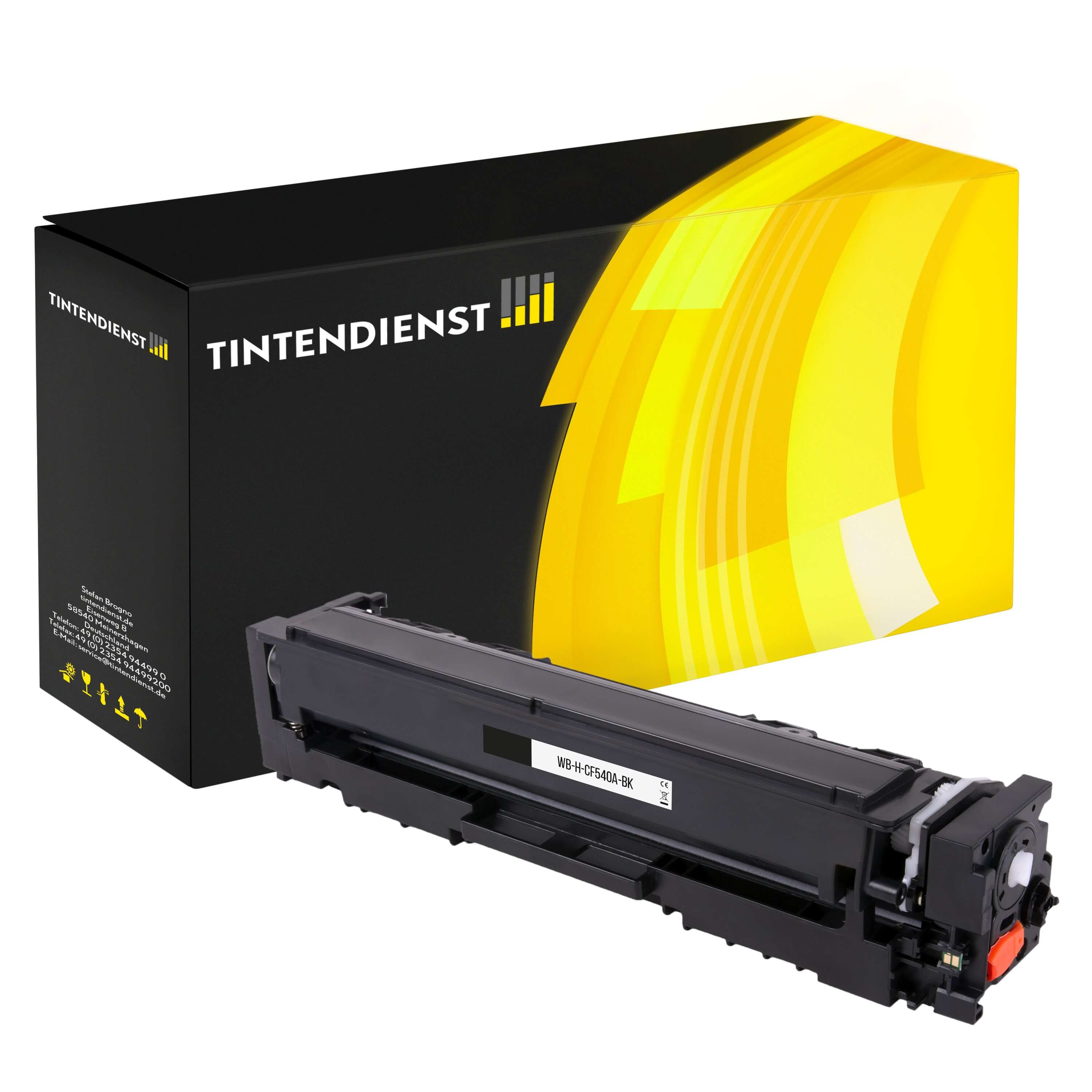 Toner kompatibel für HP Color LaserJet Pro M 254 dnw (CF540A / 203A) Schwarz