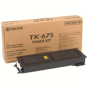Original Toner Kyocera KM 3040 (1T02H00EU0 / TK-675) Schwarz