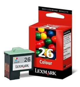 Original Druckerpatrone Lexmark Z 23 (10N0026E / 26) Color