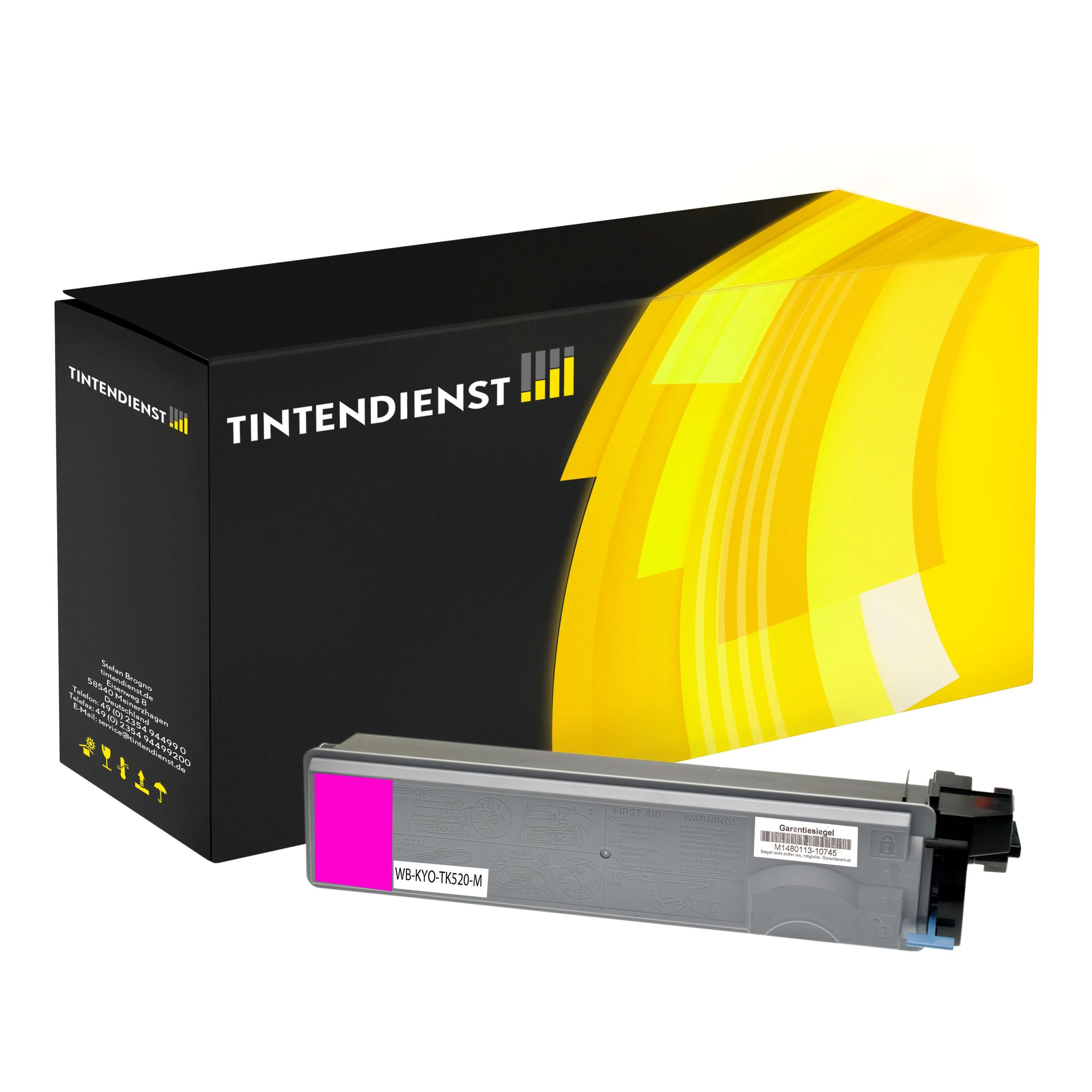 Toner kompatibel für Kyocera FS-C 5015 N (1T02HJBEU0 / TK-520M) Magenta