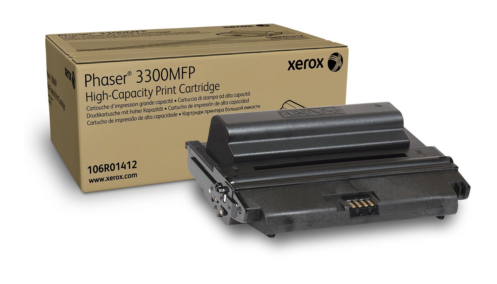 Original Toner Xerox Phaser 3300 MFP V X (106R01412) Schwarz
