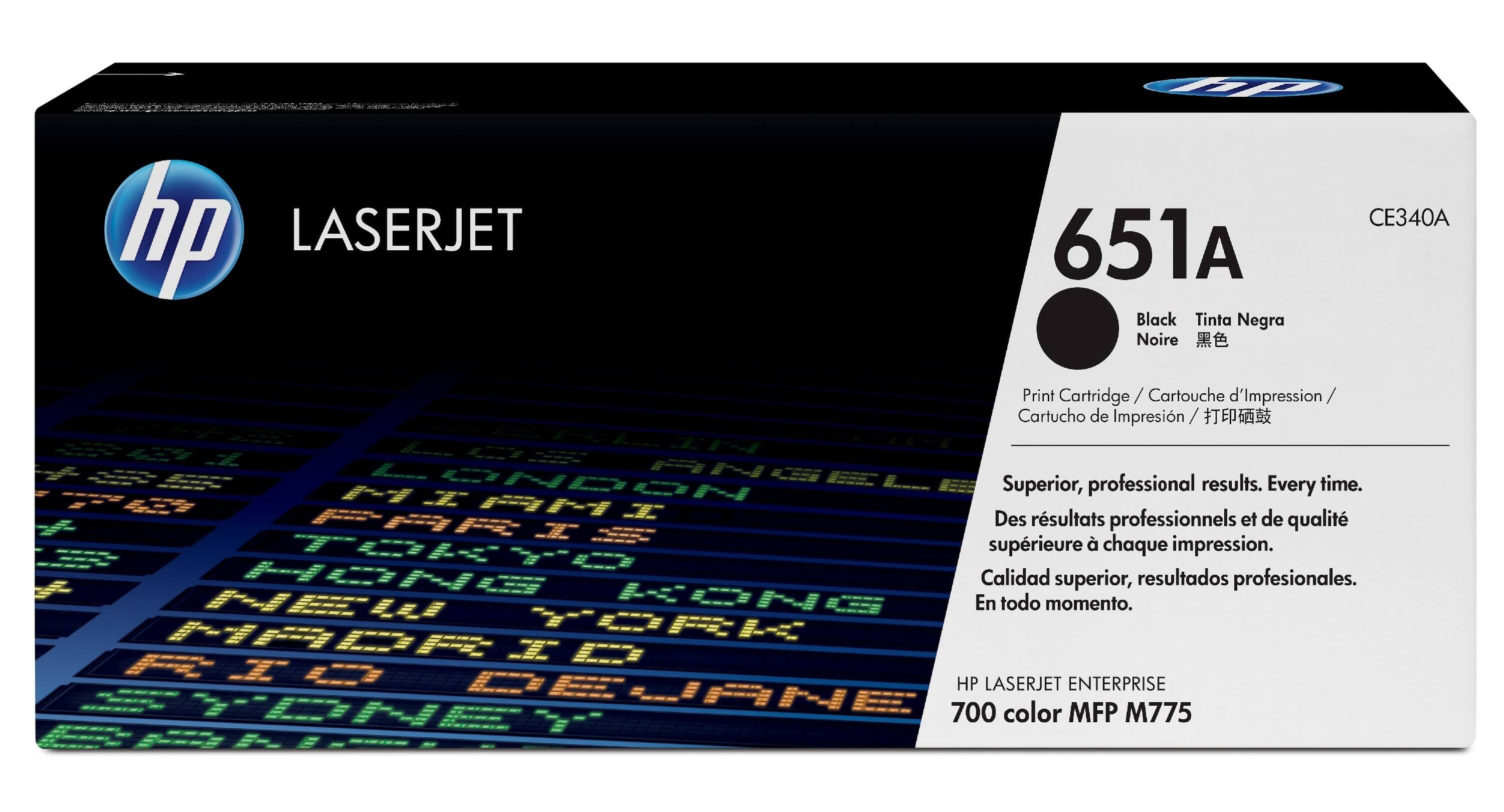 Original Toner HP LaserJet Enterprise 700 Color M 775 f MFP (CE340A / 651A) Schwarz
