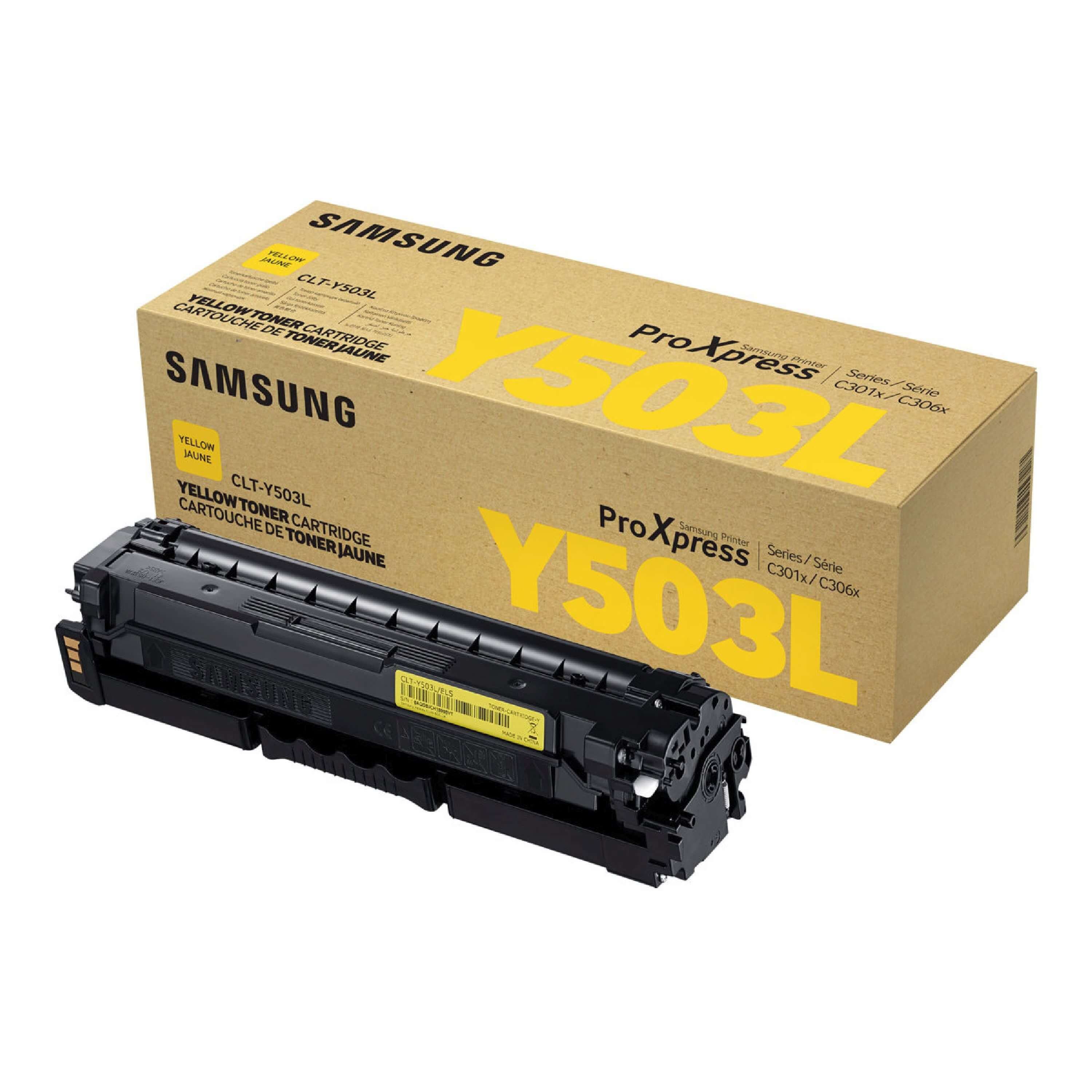 Original Toner Samsung ProXpress C 3010 ND (SU491A / CLT-Y503L)