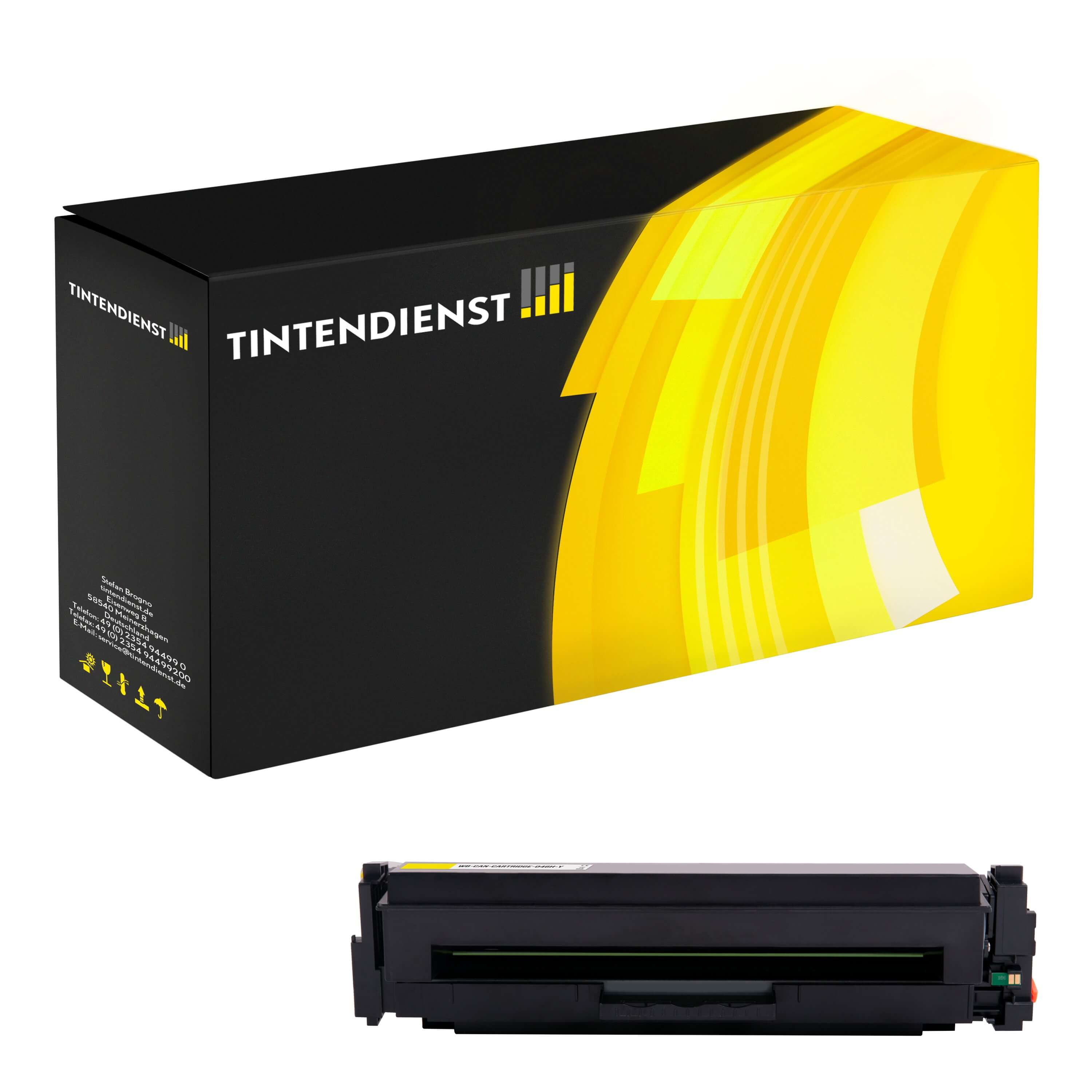 Toner kompatibel für Canon i-SENSYS MF 732 Cdw (1251C002 / 046H) Gelb