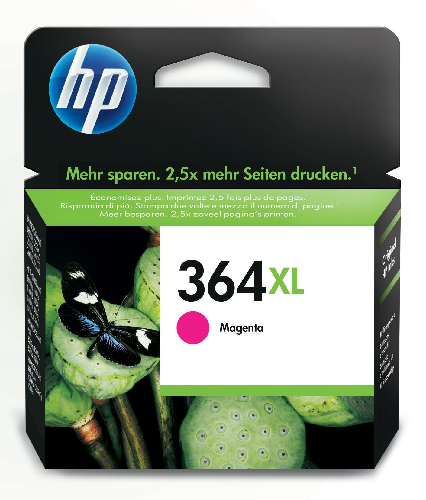 Original Druckerpatrone HP PhotoSmart Premium TouchSmart Web C 309 n (CB324EE / 364XL) Magenta