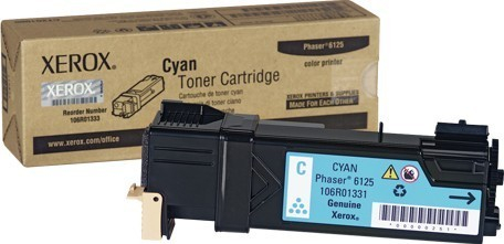 Original Toner Xerox Phaser 6125 Series (106R01331) Cyan