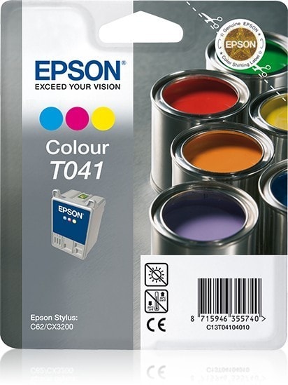 Original Druckerpatrone Epson T041 / C13T04104010 Color