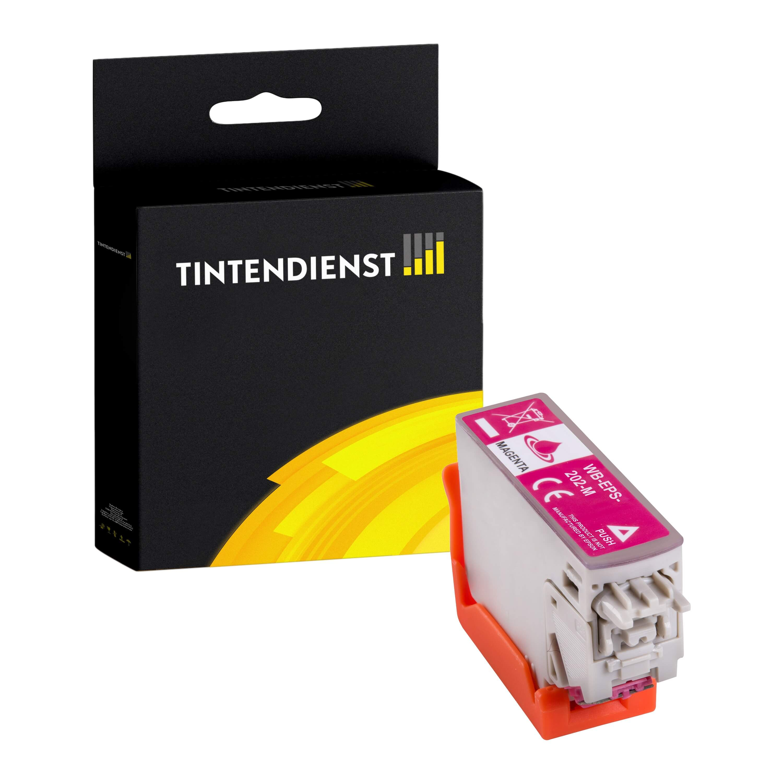 Druckerpatrone kompatibel für Epson Expression Premium XP-6005 (C13T02F34010 / 202) Magenta
