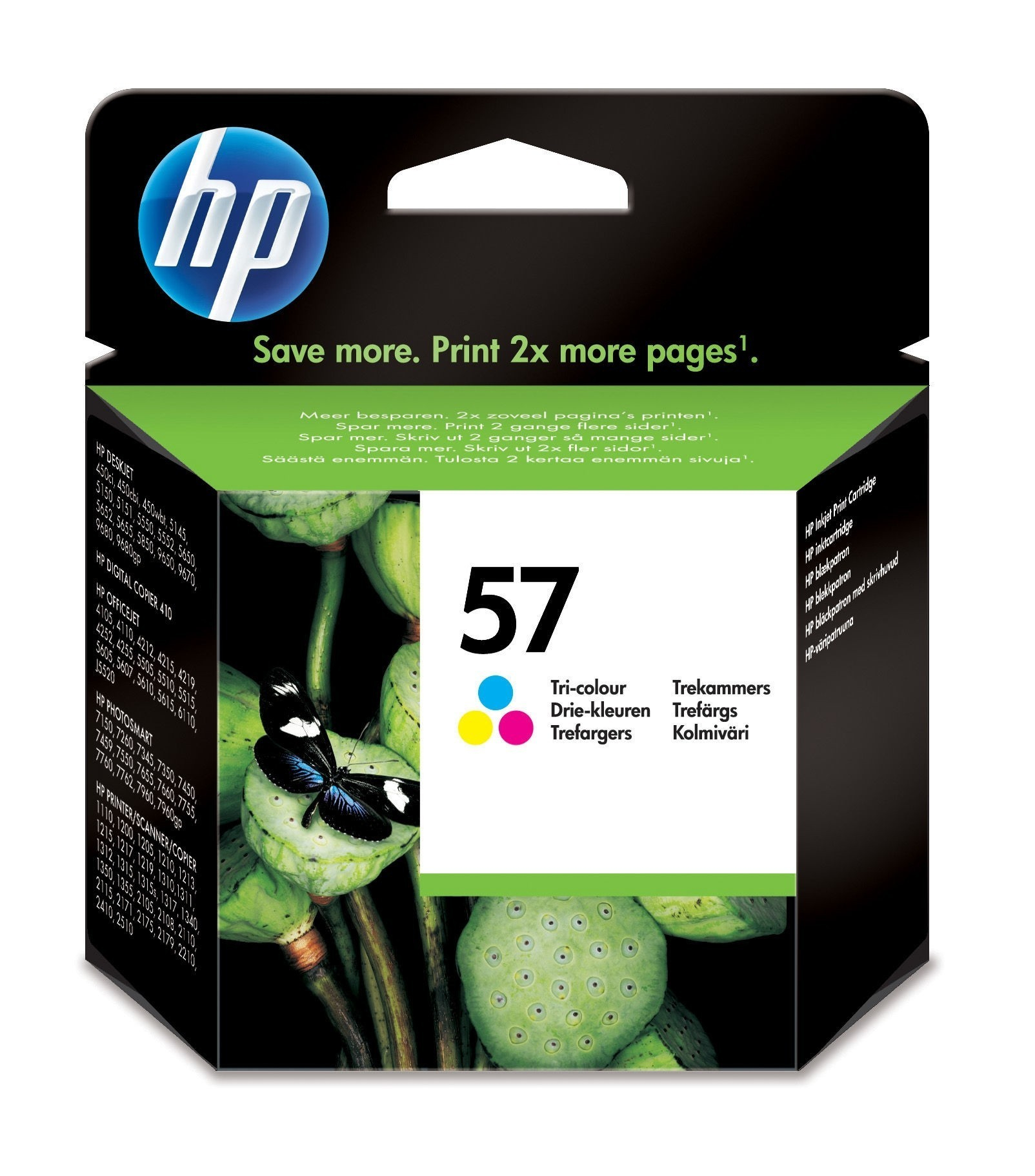 Original Druckerpatrone HP Fax 1240 (C6657AE / 57) Color (Cyan,Magenta,Gelb)