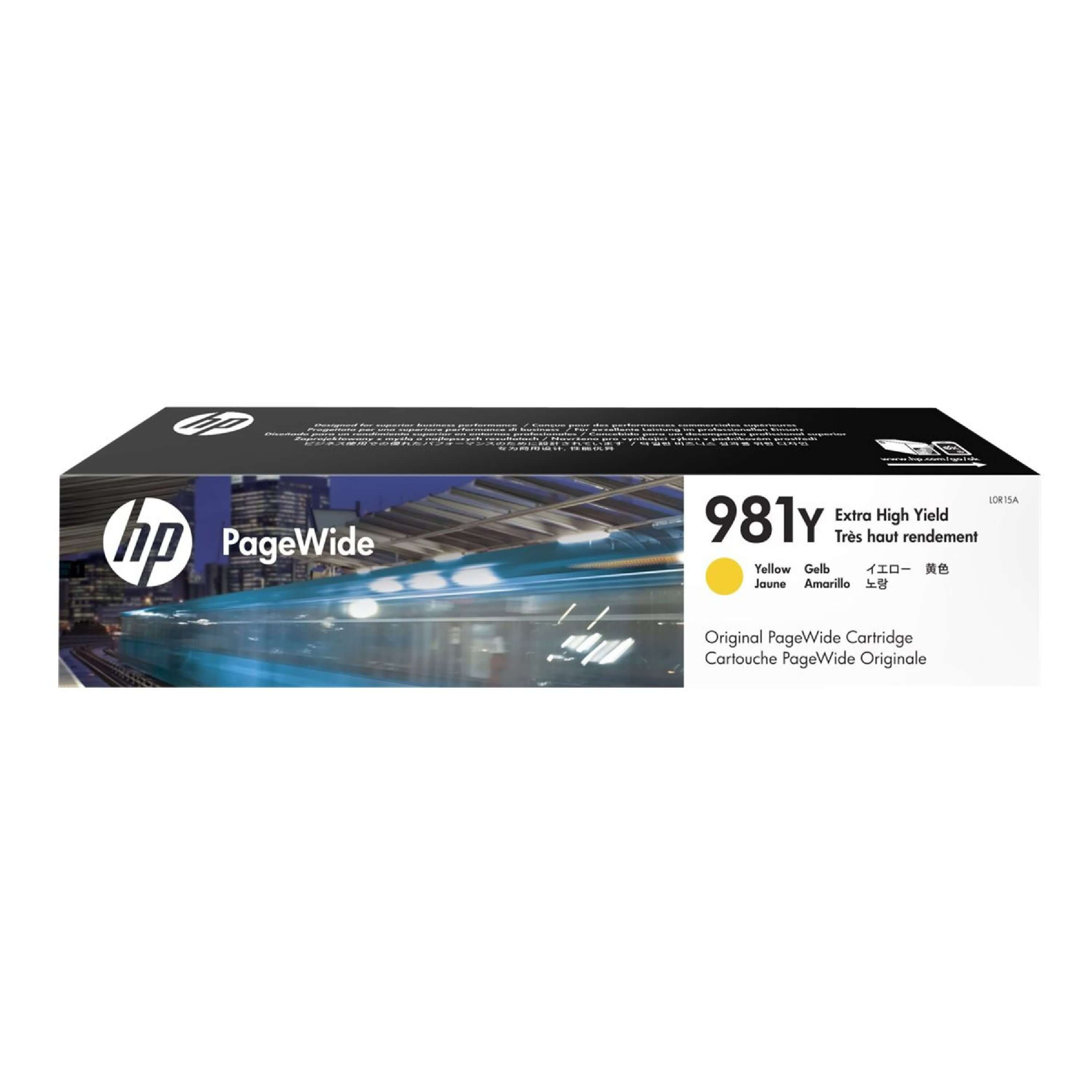 Original Druckerpatrone HP PageWide Enterprise Color Flow MFP 580 Series (L0R15A / 981Y)