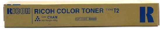 Original Toner Ricoh Aficio Color 3224 (888486 / TYPET2) Cyan