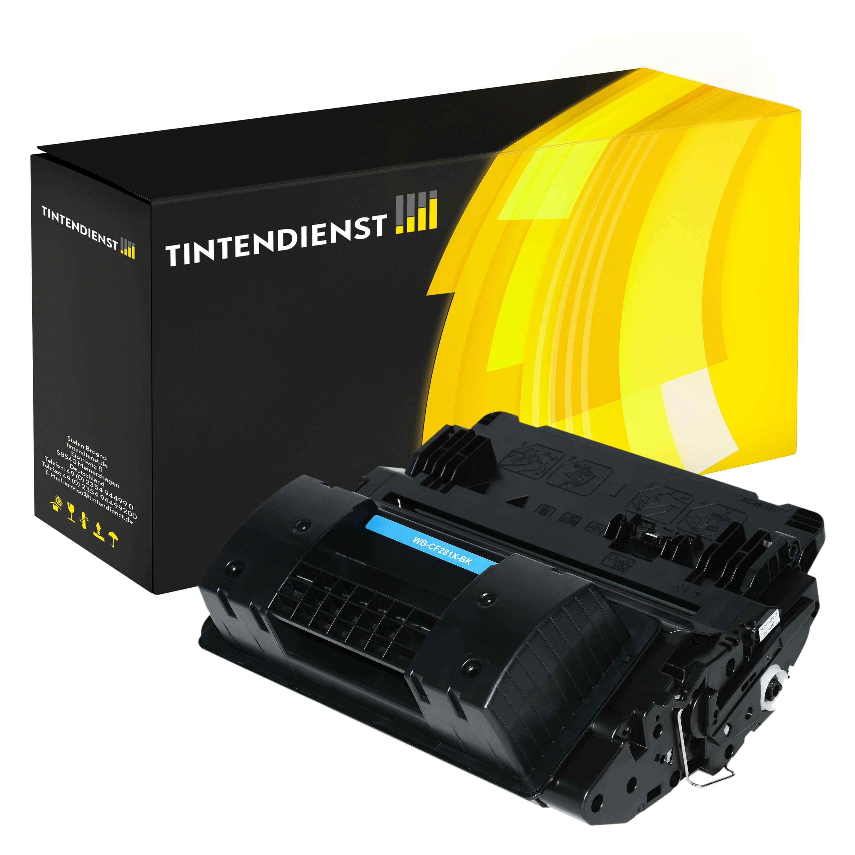 Toner kompatibel für HP LaserJet Enterprise M 630 h (CF281X / 81X) Schwarz