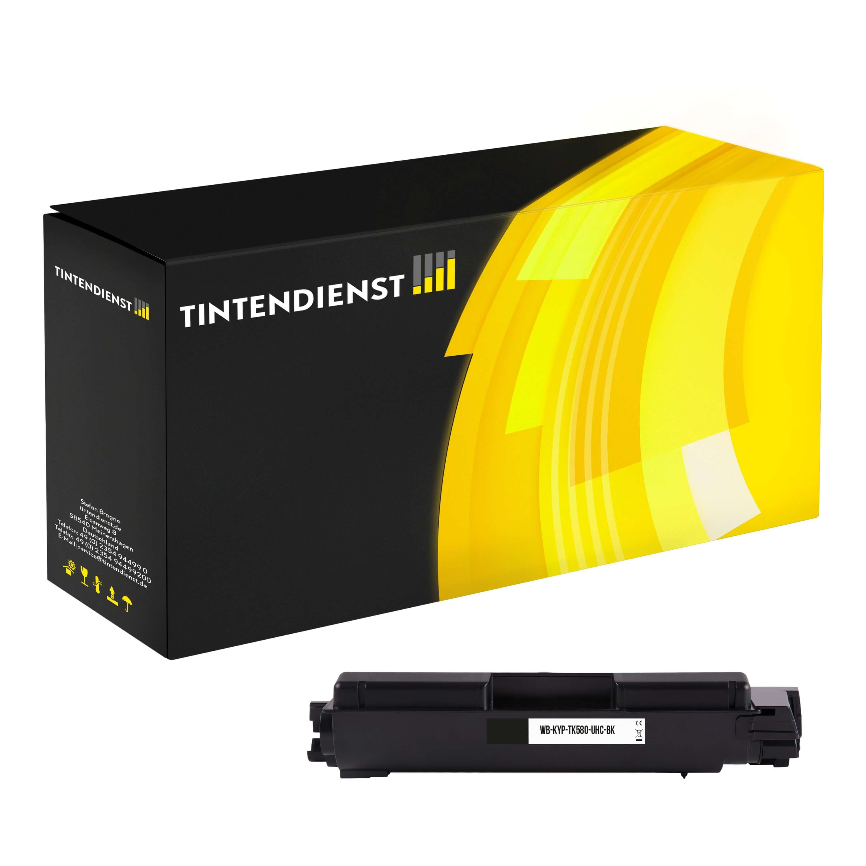 Toner kompatibel für Kyocera FS-C 5150 DN (1T02KT0NL0 / TK-580K) Schwarz XL