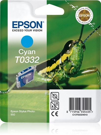 Original Druckerpatrone Epson Stylus Photo 950 (C13T03324010 / T0332) Cyan