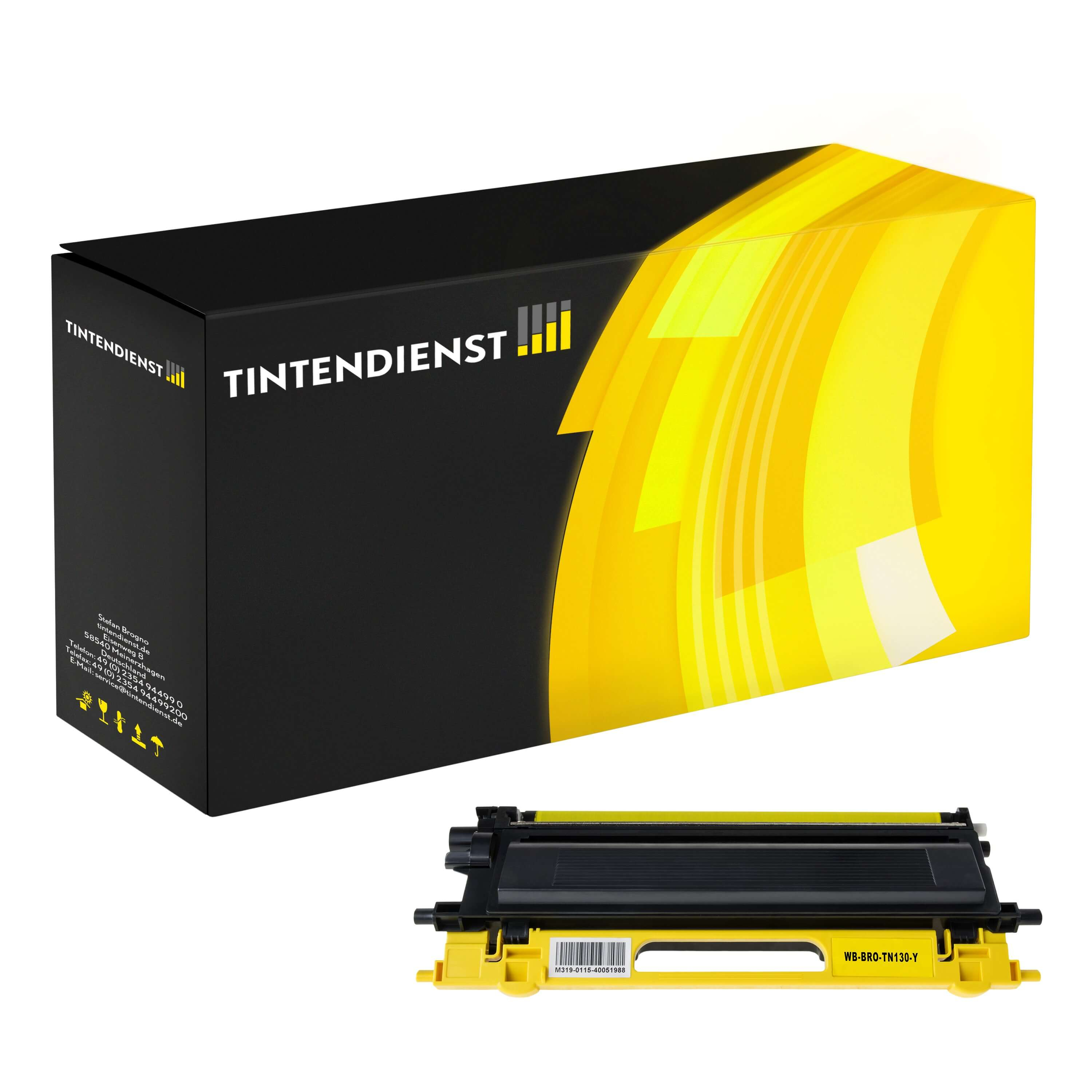 Toner kompatibel für Brother HL-4040 CN (TN-130Y) Gelb