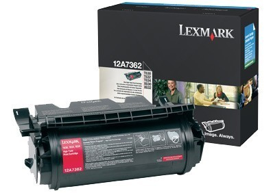 Original Toner Lexmark X 632 E MFP (12A7362) Schwarz