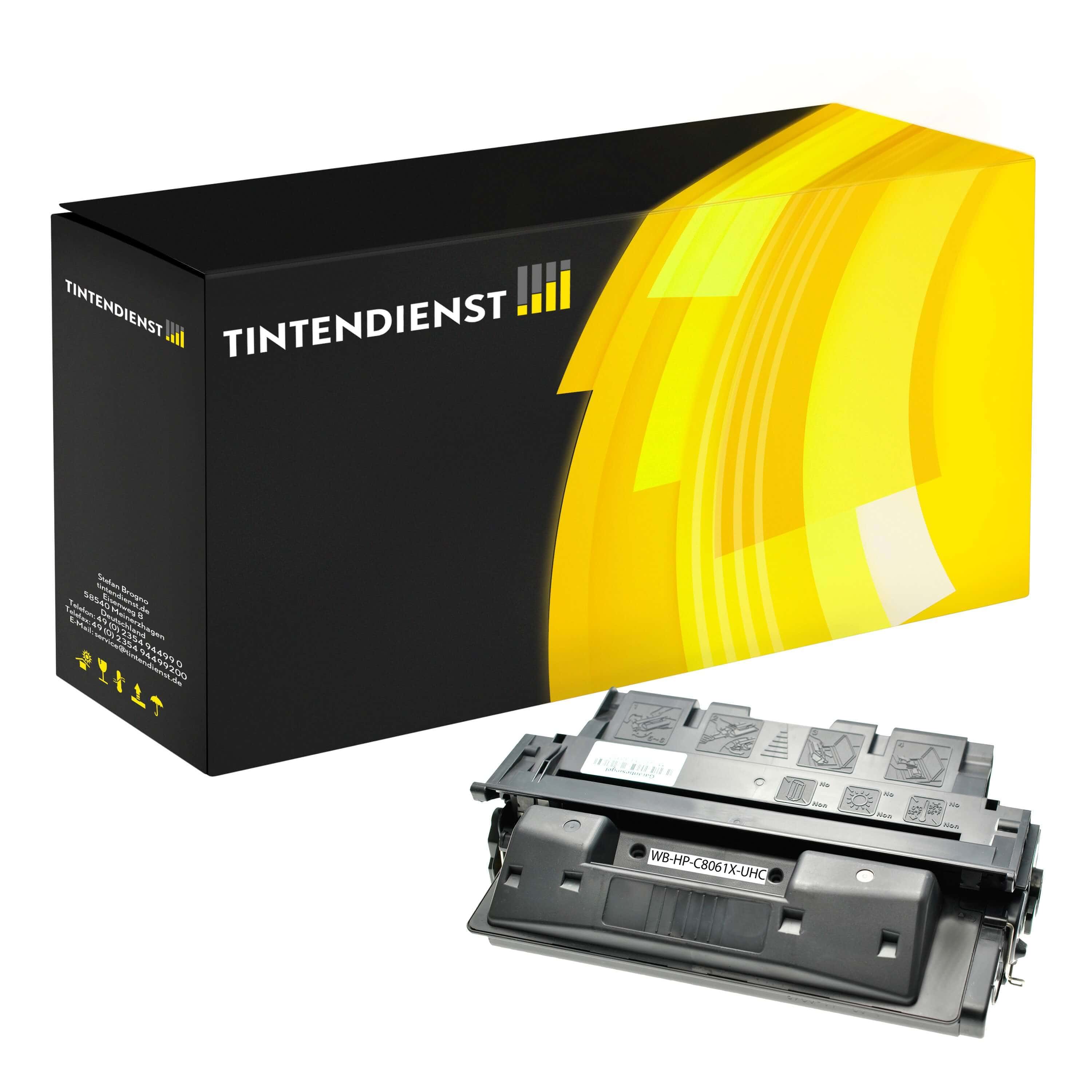 Toner kompatibel für HP LaserJet 4100 TN (C8061X / 61X) Schwarz 2XL