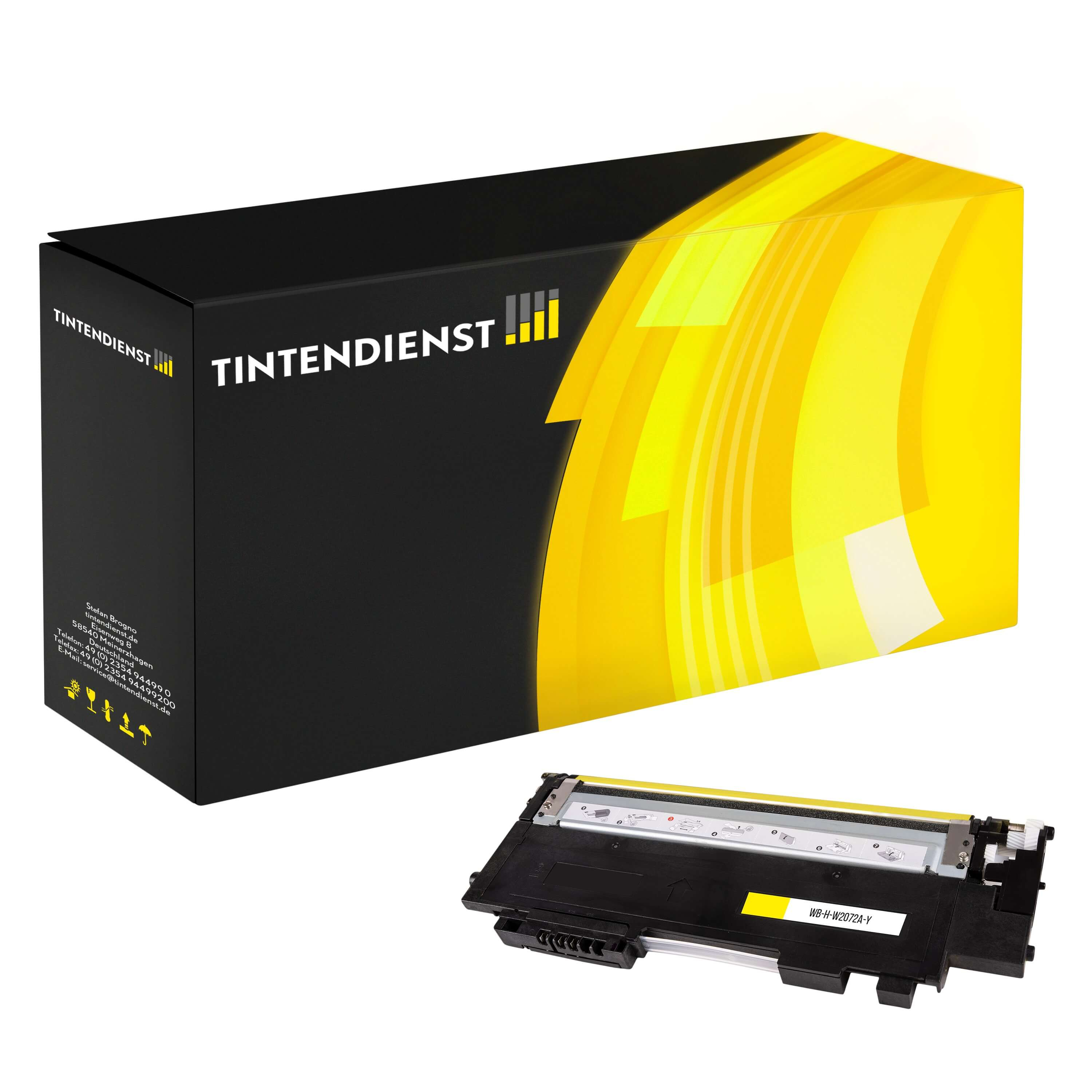 Toner kompatibel für HP Color Laser 150 a (W2072A / 117A) Gelb
