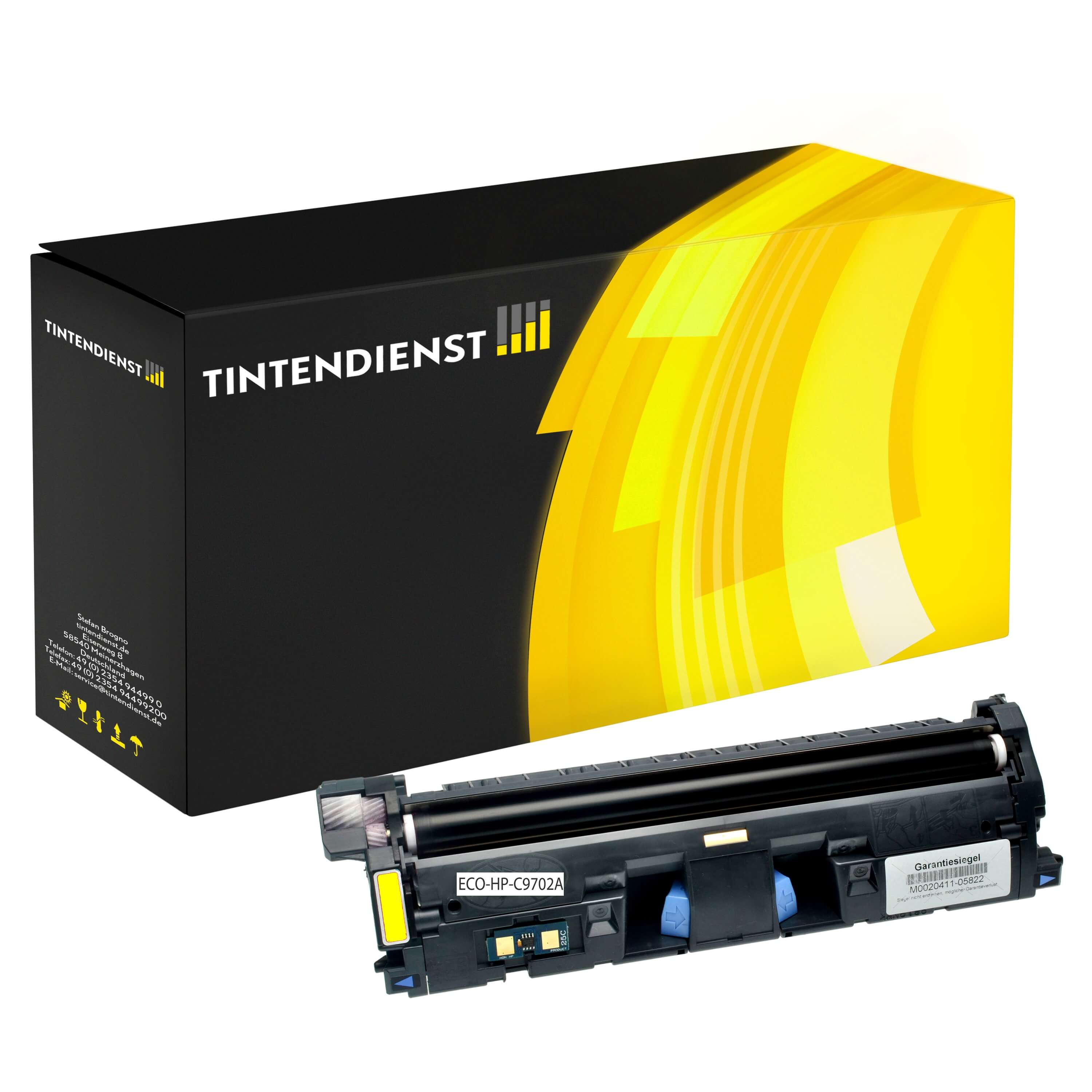 Toner kompatibel für HP Color LaserJet 2500 (C9702A / 121A) Gelb
