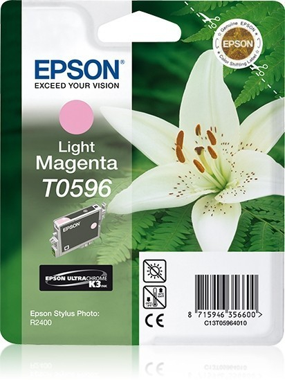 Original Druckerpatrone Epson Stylus Photo R 2400 (C13T05964010 / T0596) Light Magenta