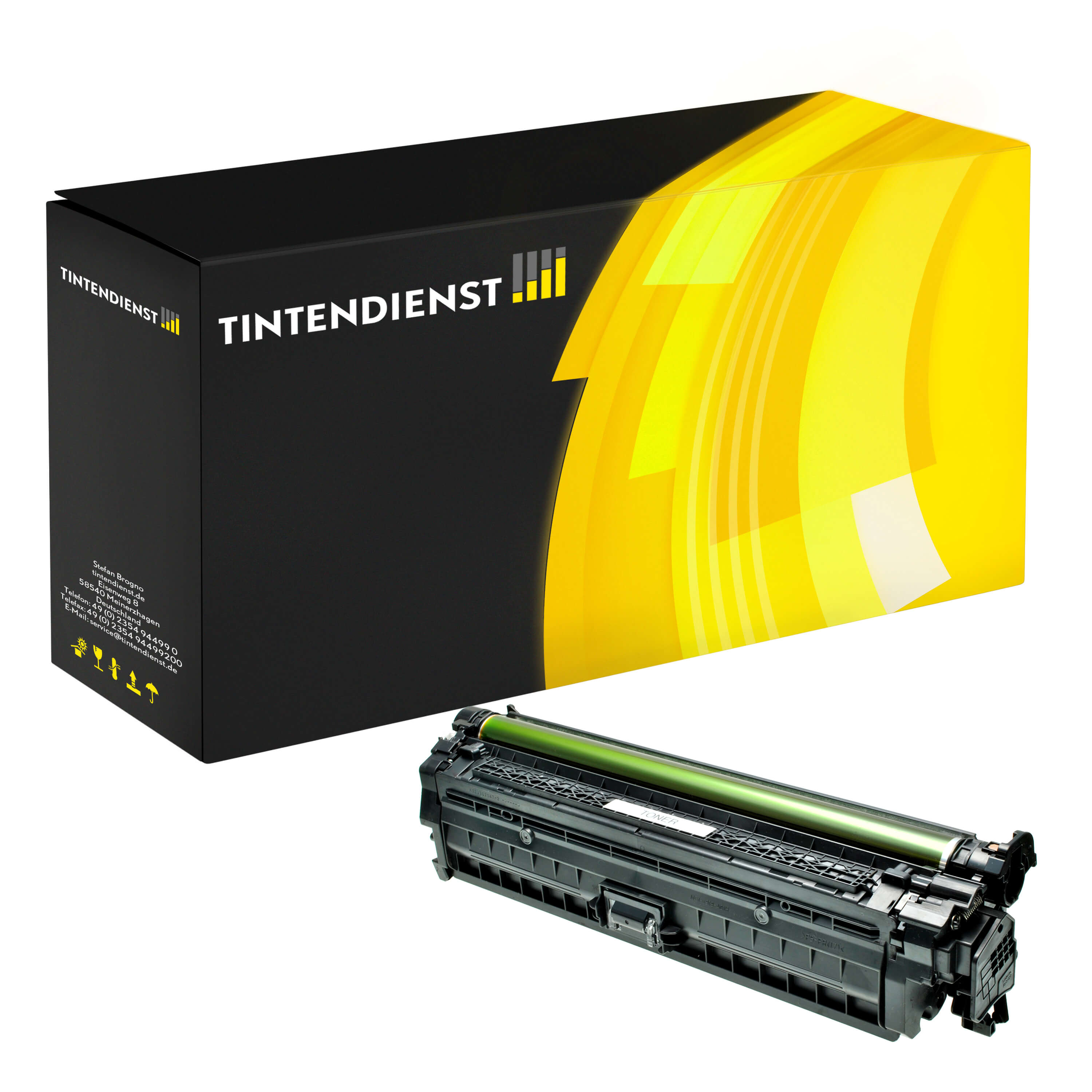Toner kompatibel für HP LaserJet Enterprise 700 Color M 775 f MFP (CE340A / 651A) Schwarz