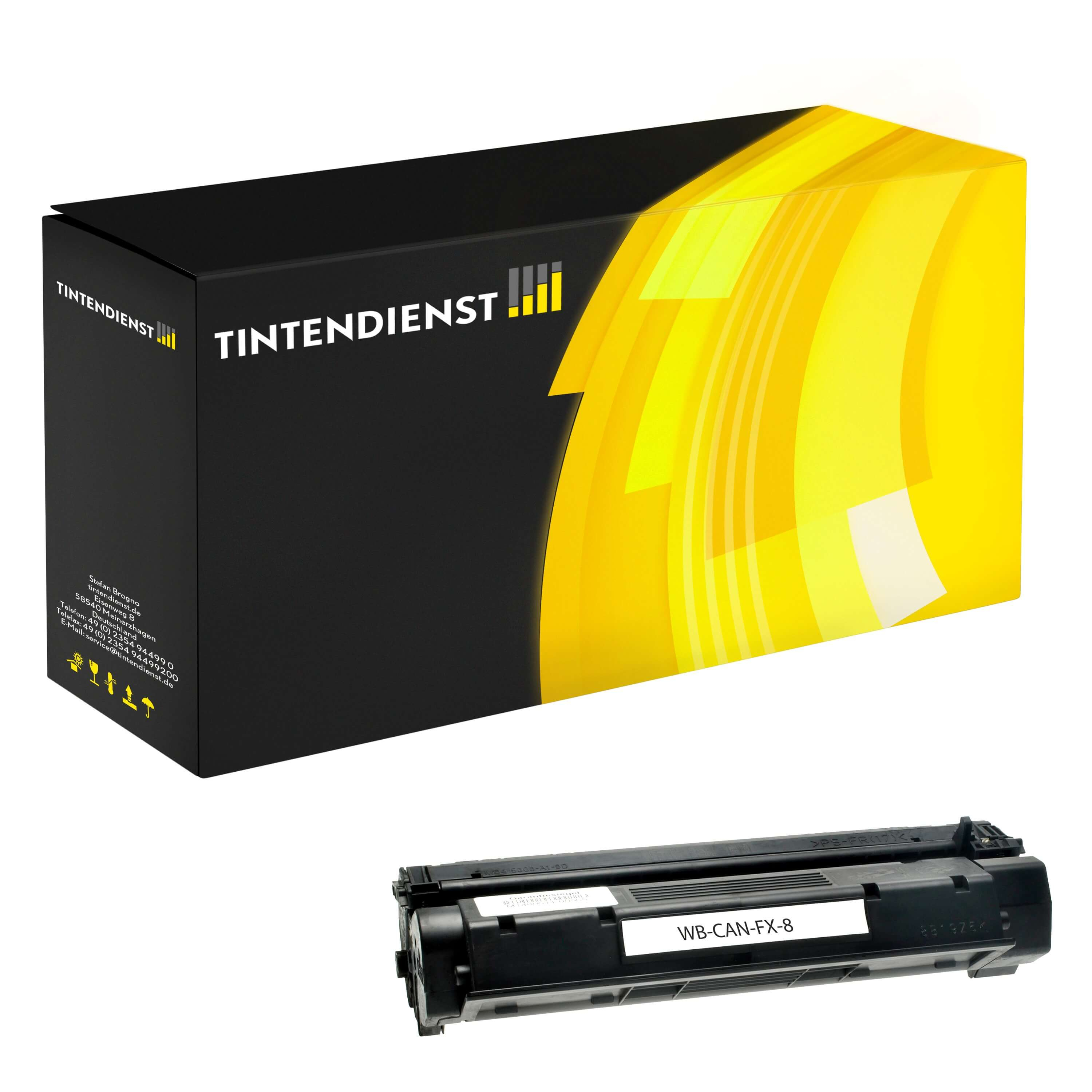 Toner kompatibel für Canon Fax L 380 S (8955A001 / FX-8) Schwarz