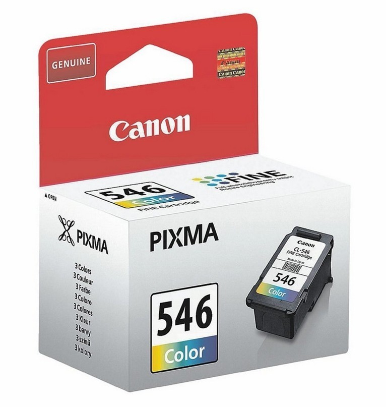 Original Druckerpatrone Canon Pixma MX 495 white (8289B001 / CL-546) Color (Cyan,Magenta,Gelb)