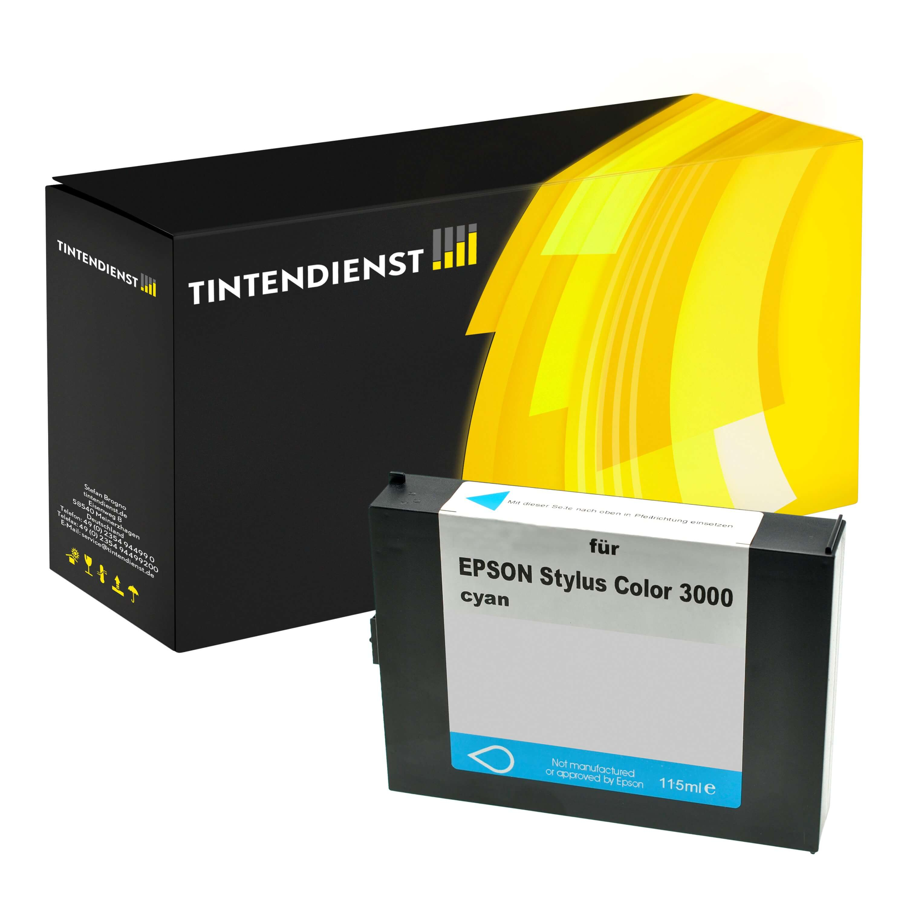 Druckerpatrone kompatibel für Epson MJ 8000 C (C13S020130) Cyan